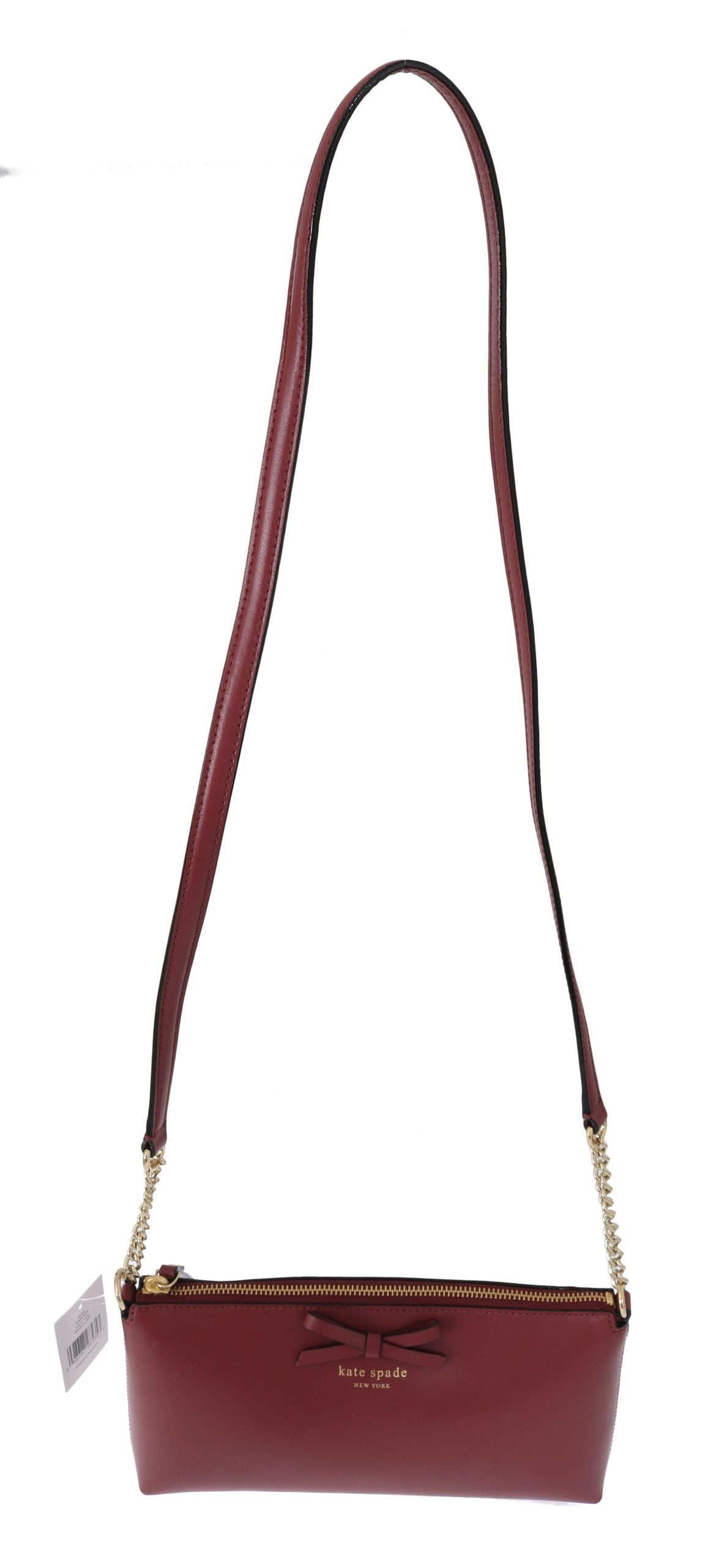 Fashionsarah.com Fashionsarah.com Kate Spade Elegant Bordeaux Leather Crossbody