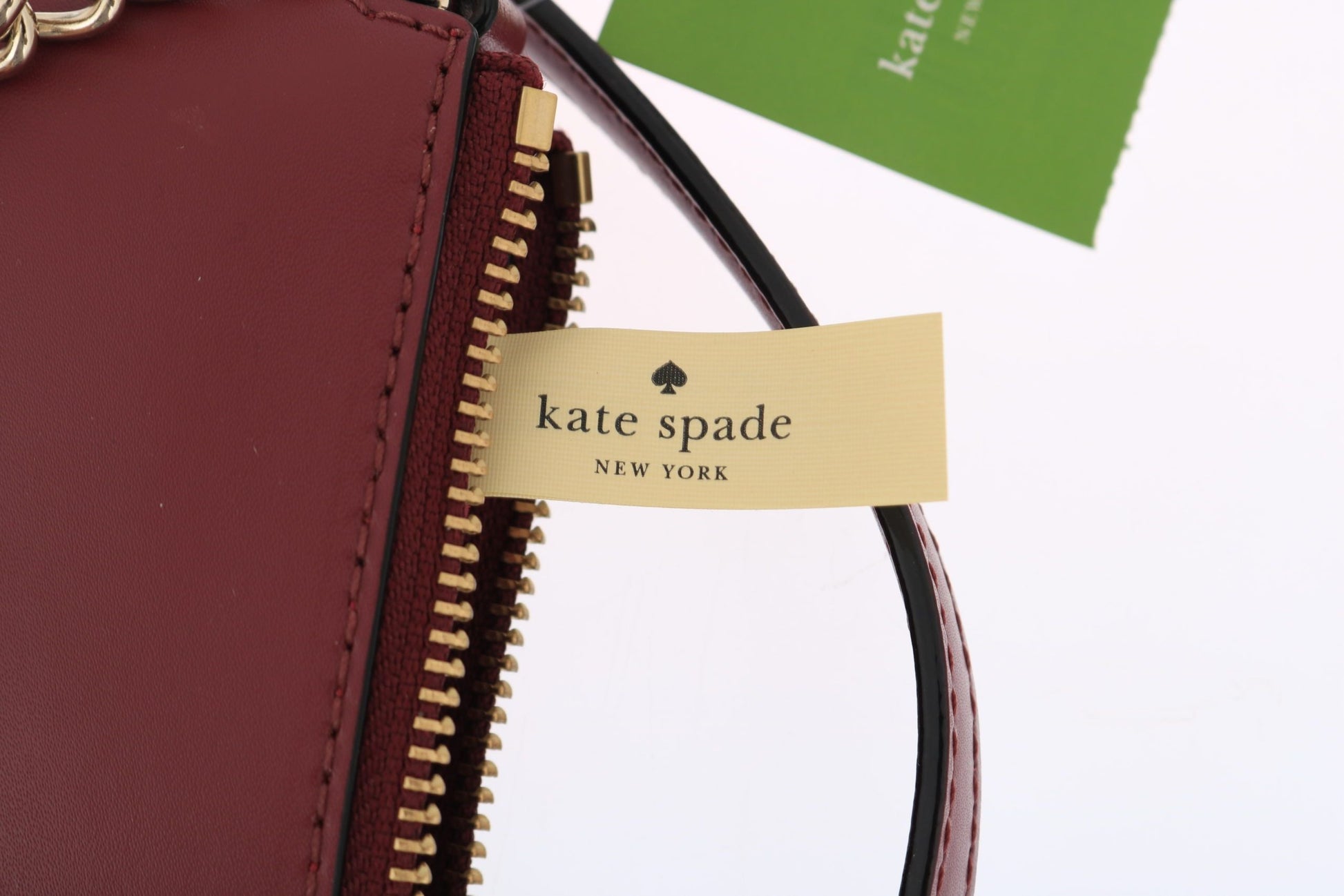 Fashionsarah.com Fashionsarah.com Kate Spade Elegant Bordeaux Leather Crossbody