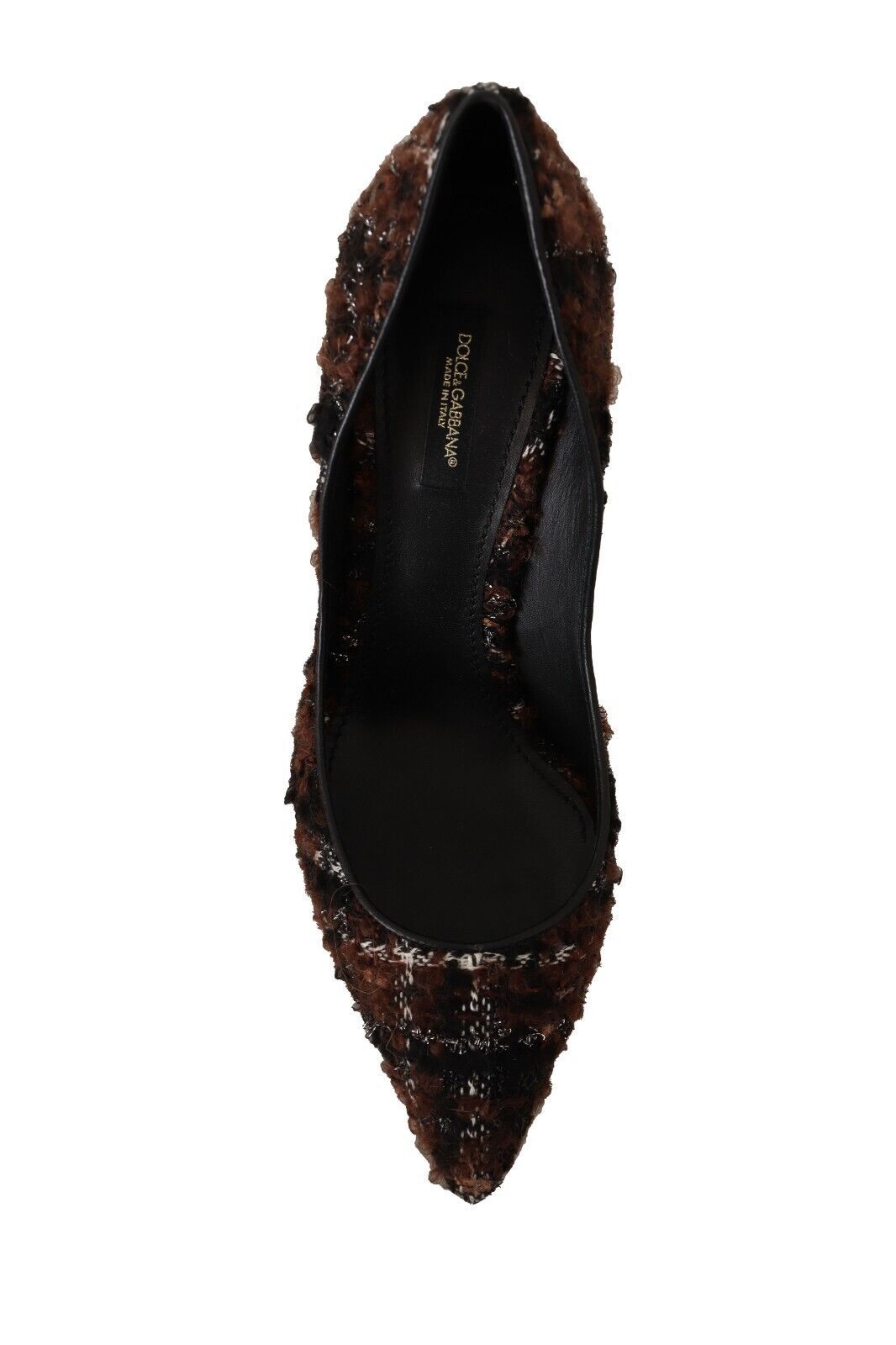 Dolce & Gabbana Multicolor Tweed Pointed Stiletto Pumps Shoes | Fashionsarah.com