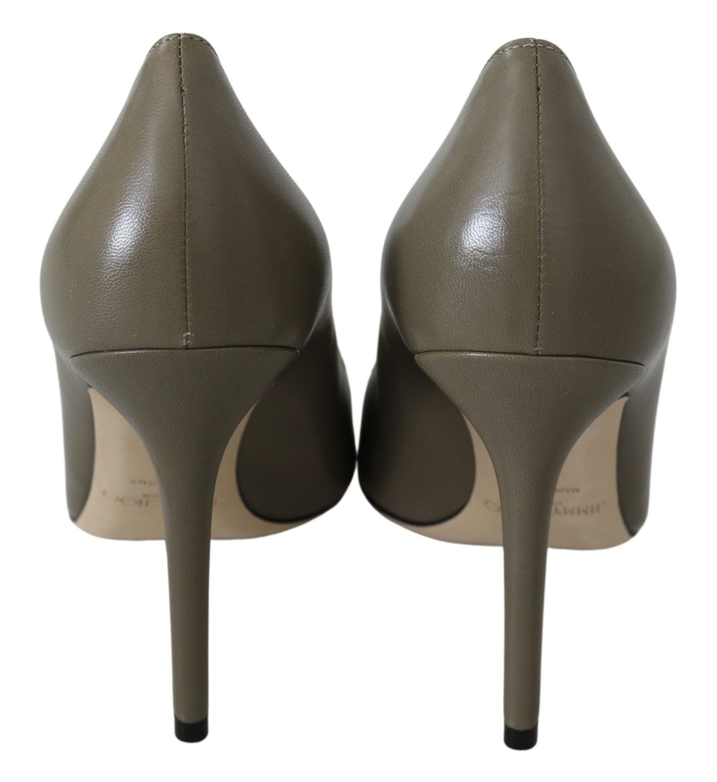 Jimmy Choo Pebble Green Leather Amika Pumps | Fashionsarah.com