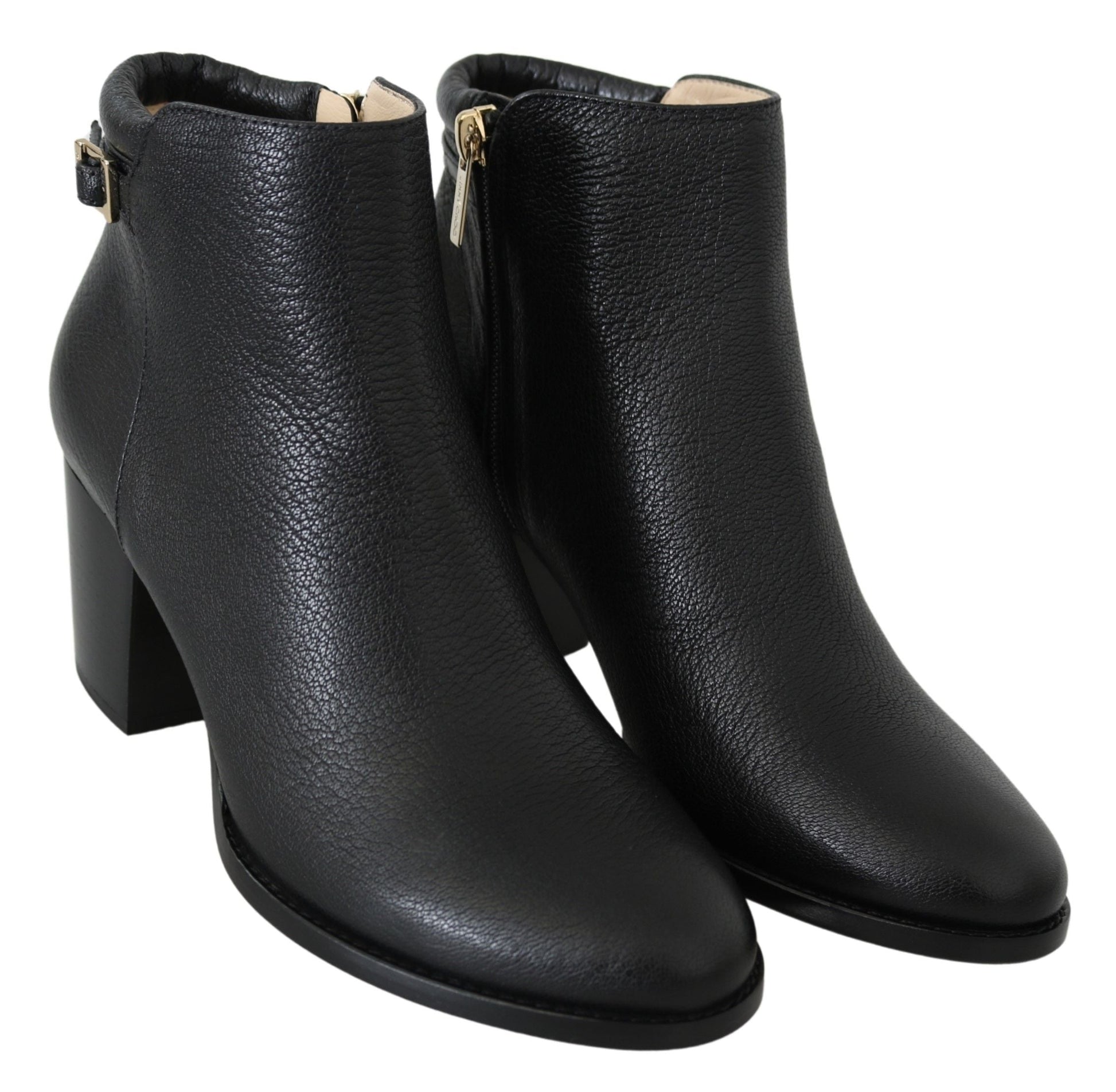 Jimmy Choo Black Leather women Booties | Fashionsarah.com