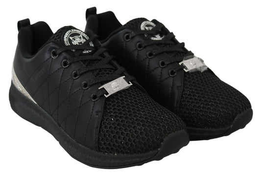 Fashionsarah.com Fashionsarah.com Plein Sport Exquisite Black Runner Gisella Sports Sneakers