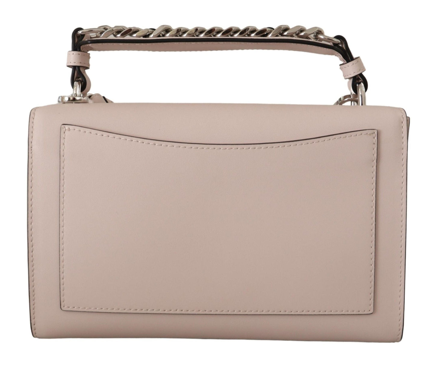 Karl Lagerfeld Light Pink Leather Shoulder Bag | Fashionsarah.com