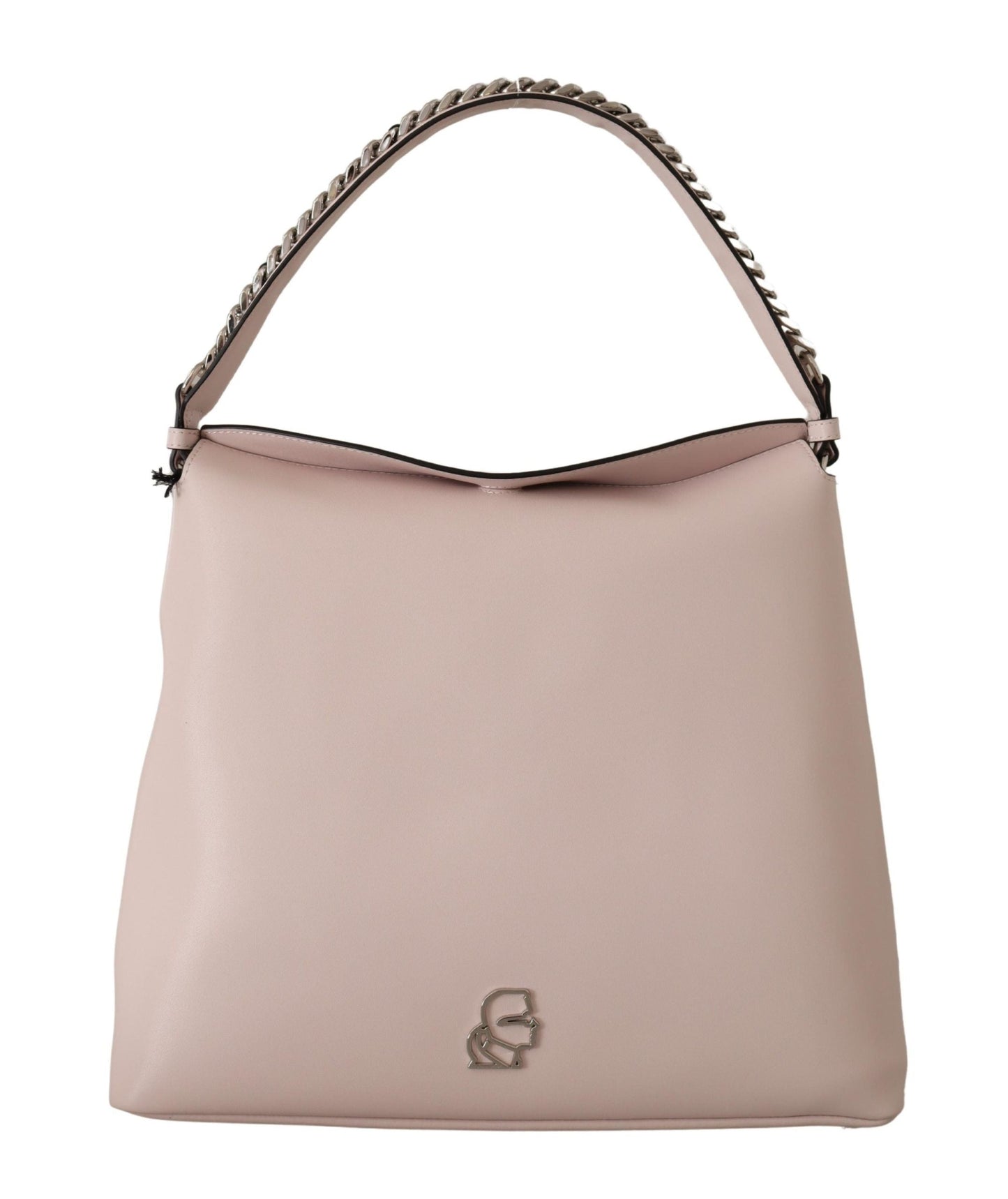 Karl Lagerfeld Light Pink Mauve Leather Shoulder Bag | Fashionsarah.com