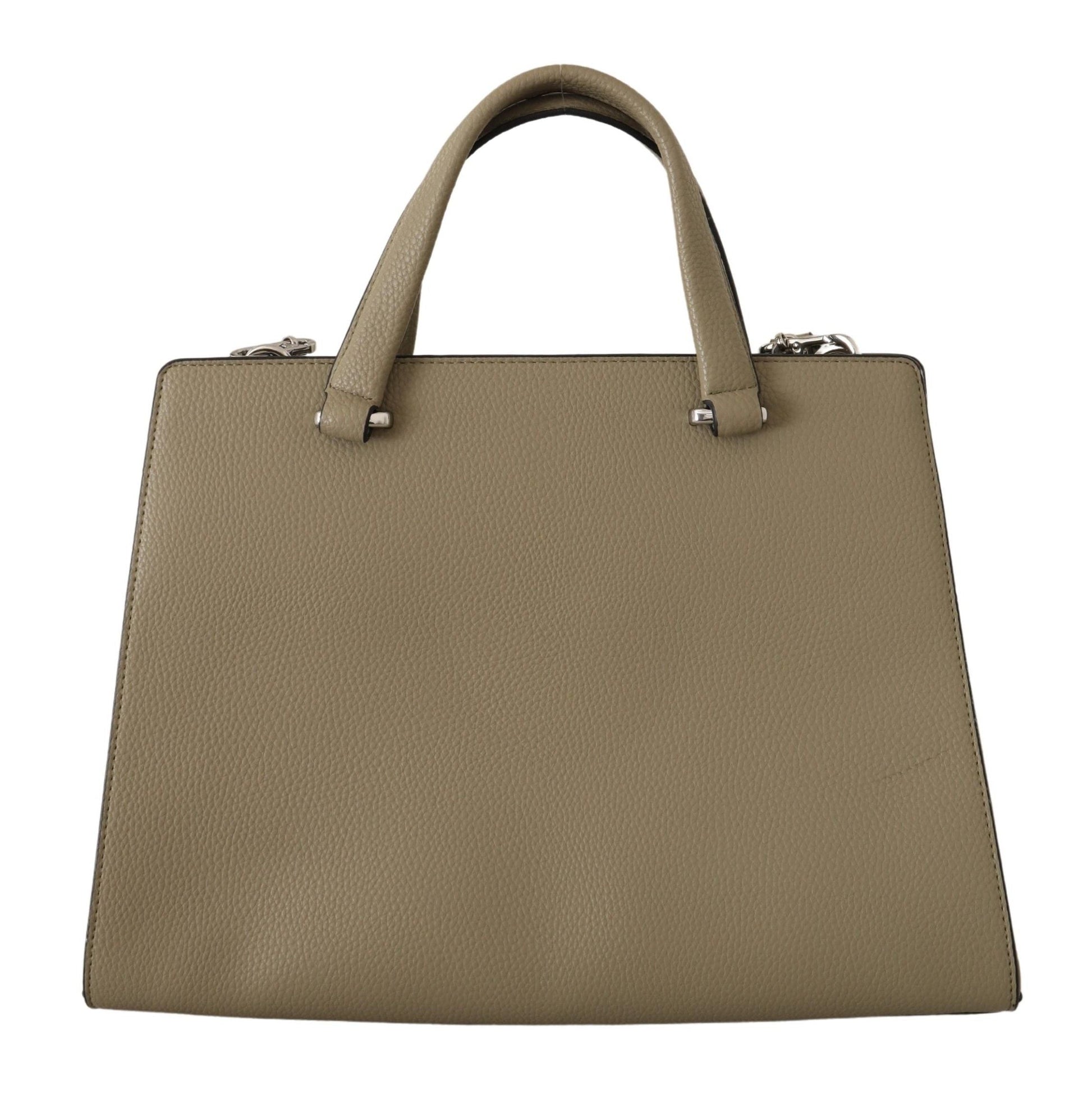 Karl Lagerfeld Sage Green Leather Tote Bag | Fashionsarah.com