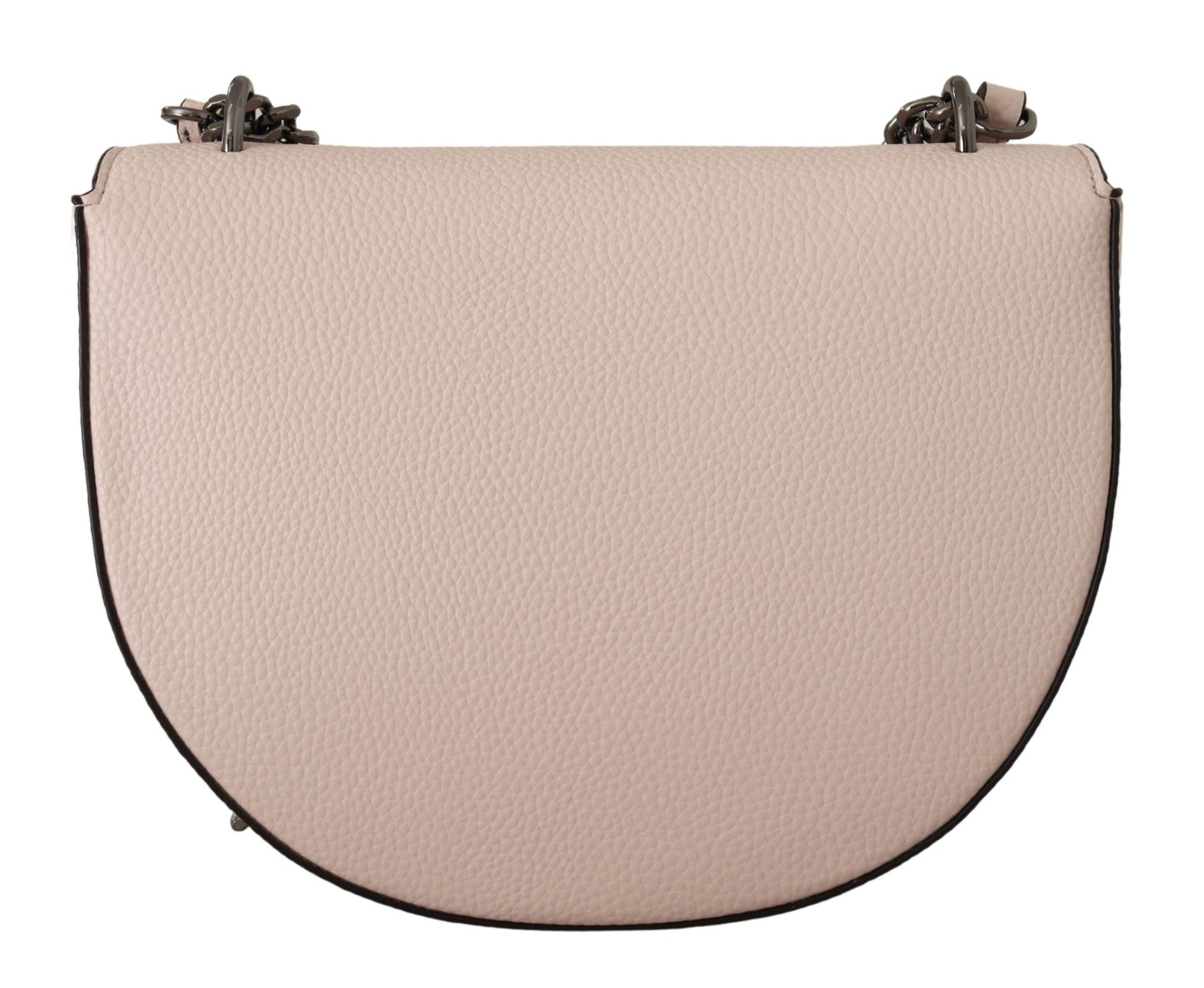 Karl Lagerfeld Light Pink Mauve Leather Shoulder Bag | Fashionsarah.com