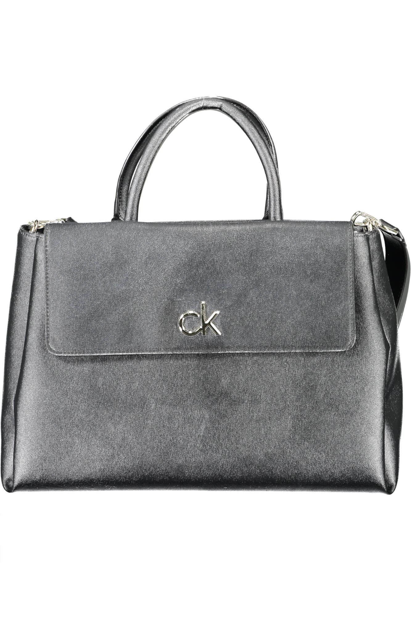 Fashionsarah.com Fashionsarah.com Calvin Klein Elegant Dual-Handle Designer Bag with Logo