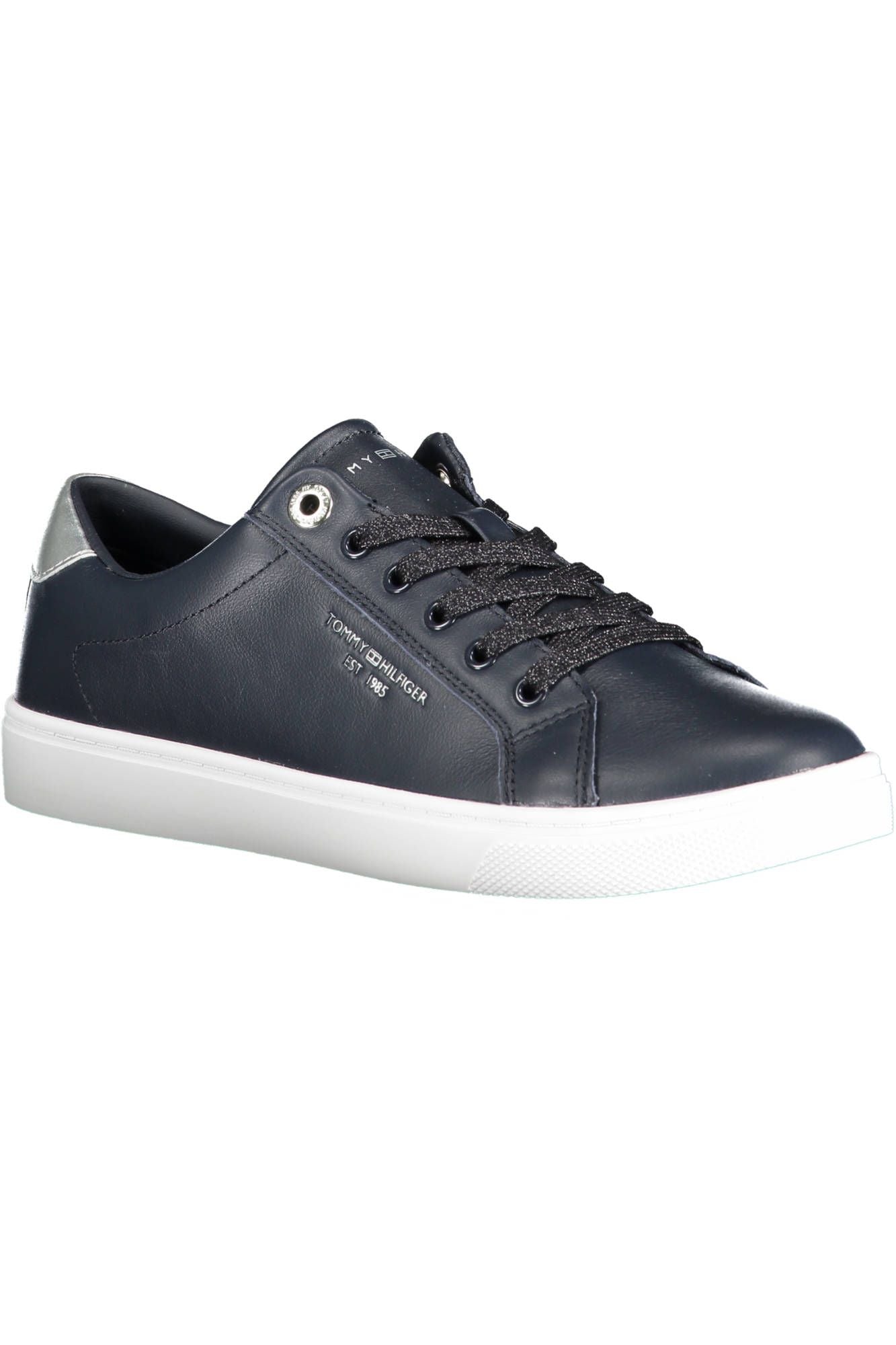 Fashionsarah.com Fashionsarah.com Tommy Hilfiger Chic Blue Contrasting Lace-Up Sneakers