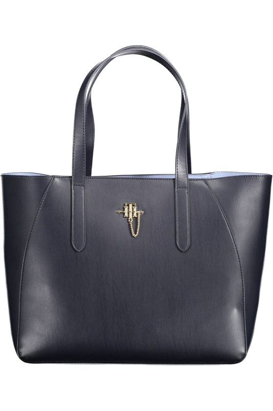 Fashionsarah.com Fashionsarah.com Tommy Hilfiger Chic Blue Shoulder Bag with Contrasting Details