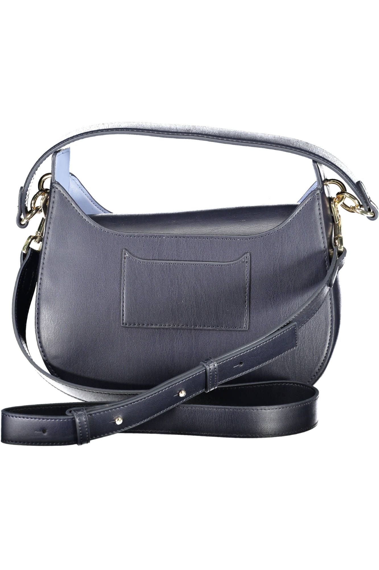 Fashionsarah.com Fashionsarah.com Tommy Hilfiger Chic Blue Magnetic Handbag with Contrasting Details