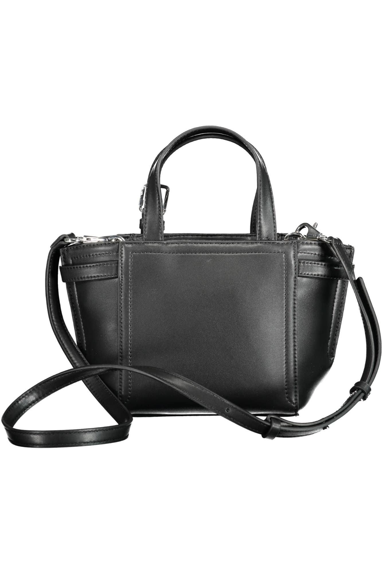 Fashionsarah.com Fashionsarah.com Calvin Klein Chic Black Shoulder Handbag with Zip Closure