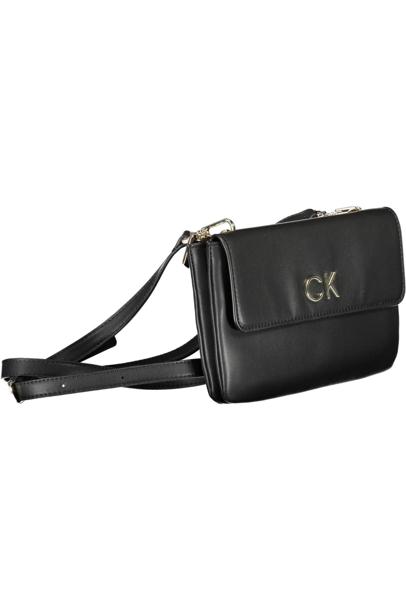 Fashionsarah.com Fashionsarah.com Calvin Klein Sleek Black Recycled Polyester Handbag