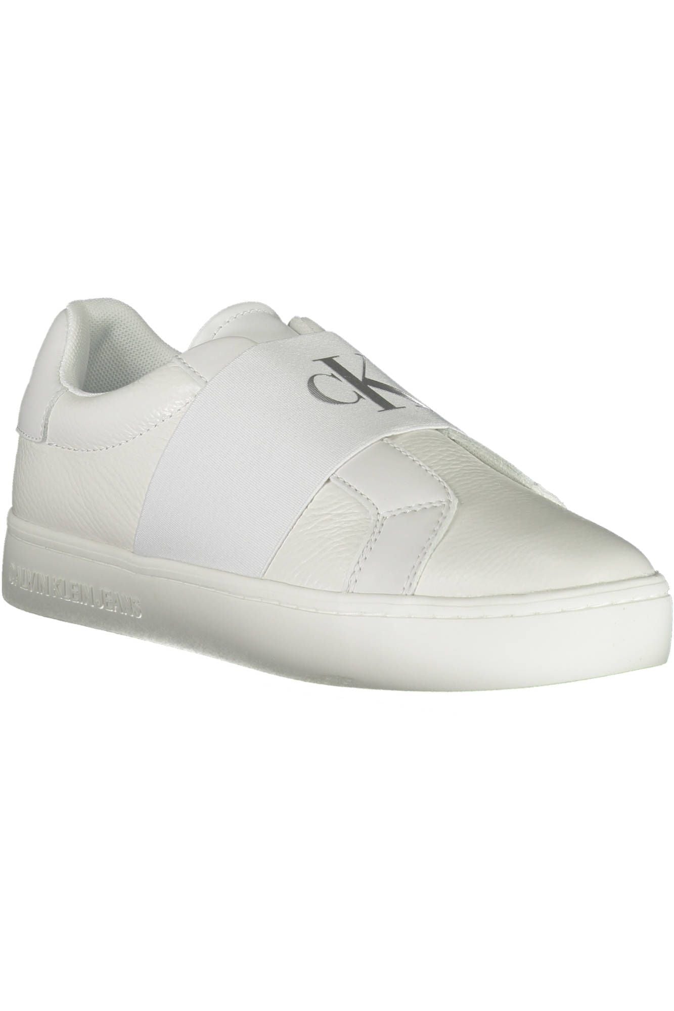 Fashionsarah.com Fashionsarah.com Calvin Klein Chic White Elastic Band Sneakers