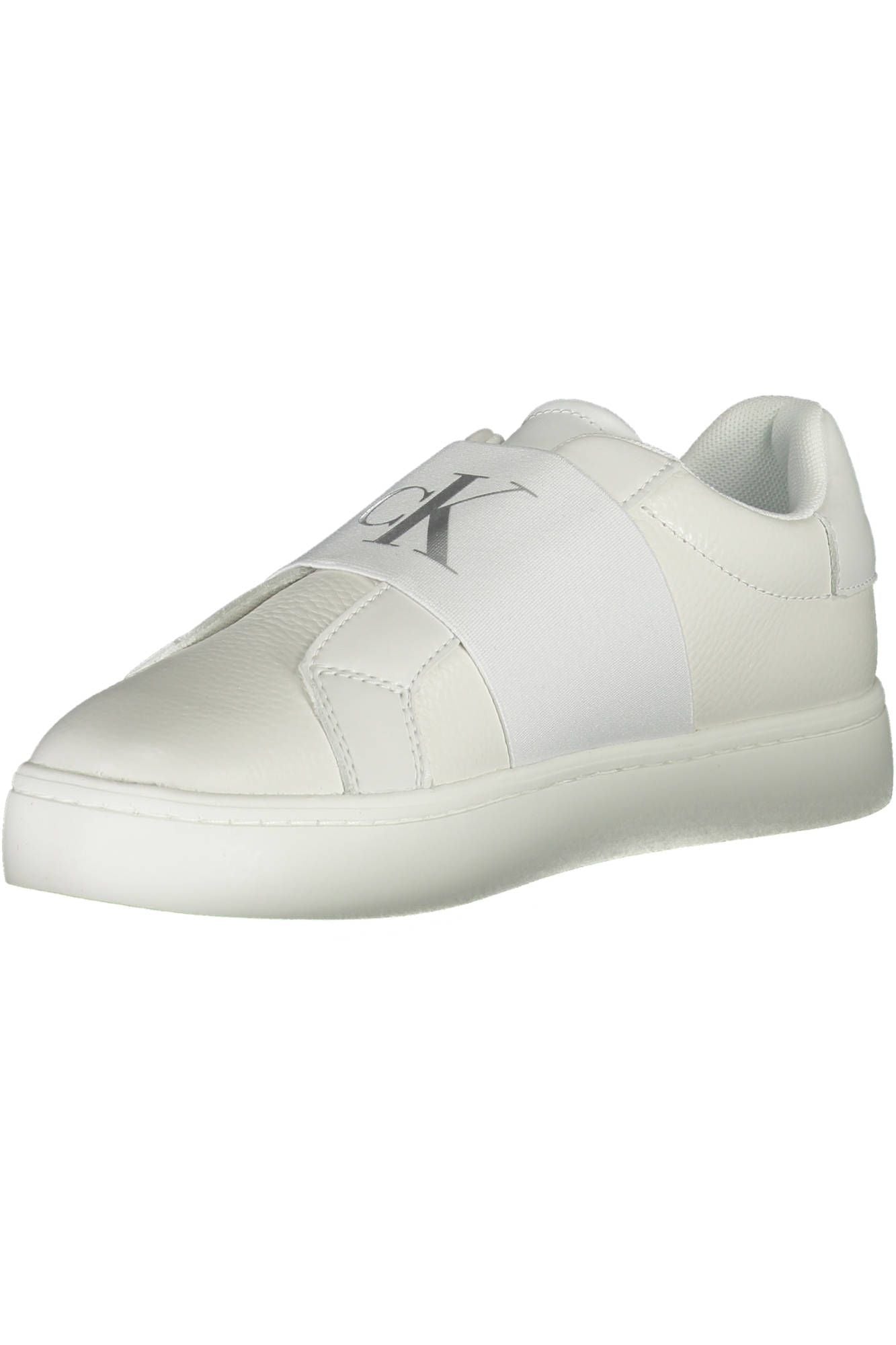 Fashionsarah.com Fashionsarah.com Calvin Klein Chic White Elastic Band Sneakers