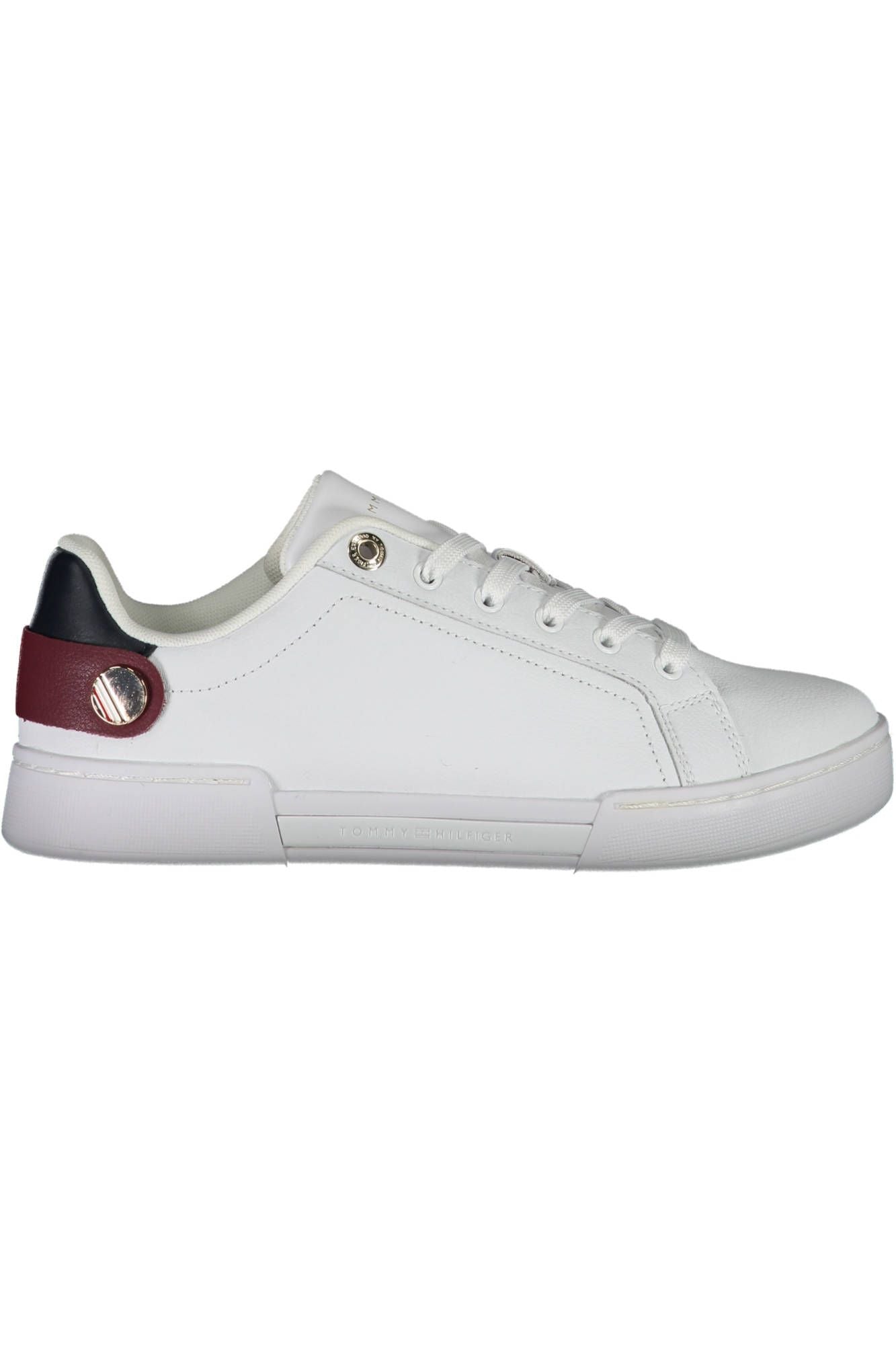 Fashionsarah.com Fashionsarah.com Tommy Hilfiger Eco-Chic White Lace-Up Sneakers