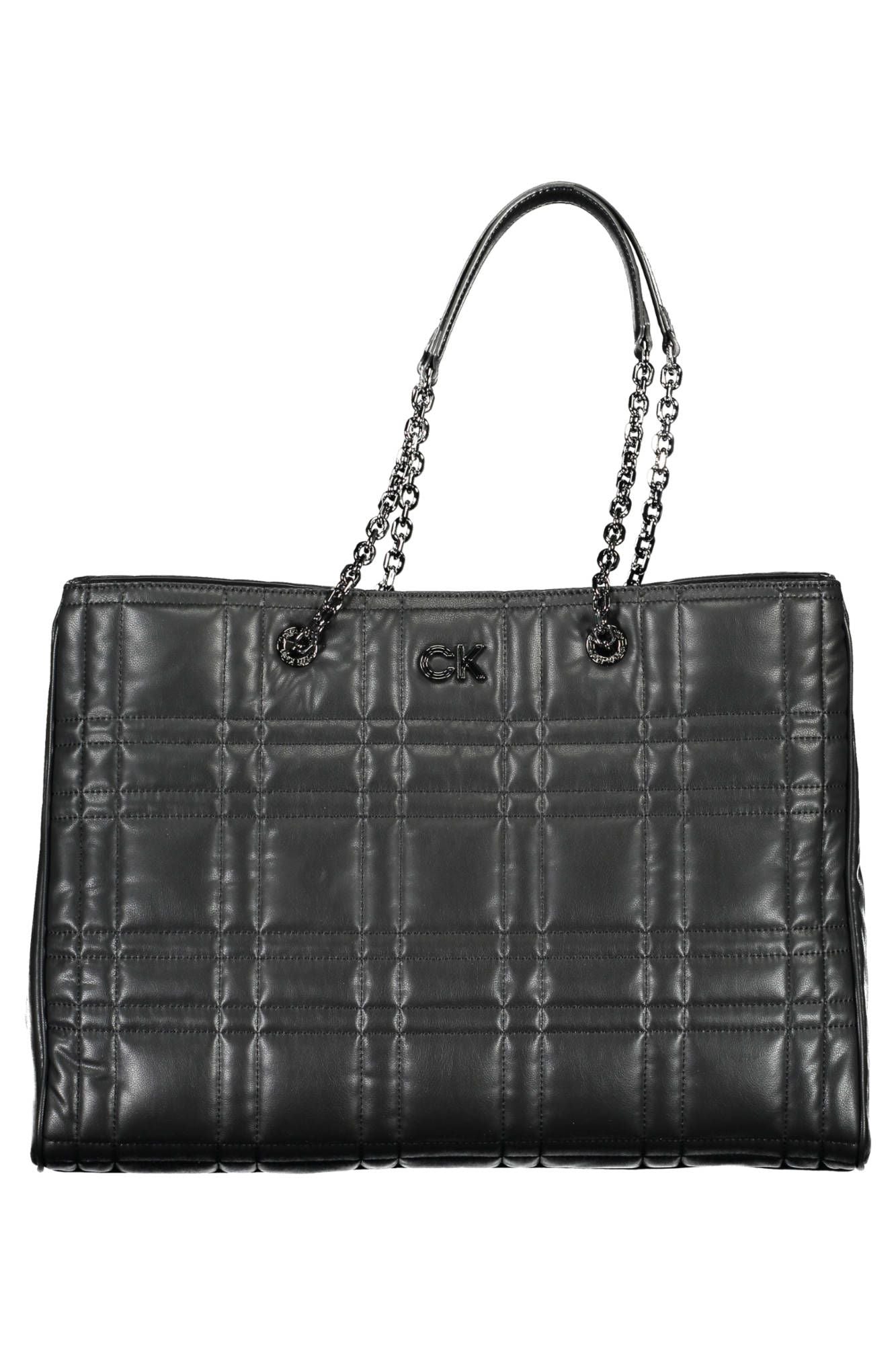 Fashionsarah.com Fashionsarah.com Calvin Klein Elegant Chain-Handle Black Handbag