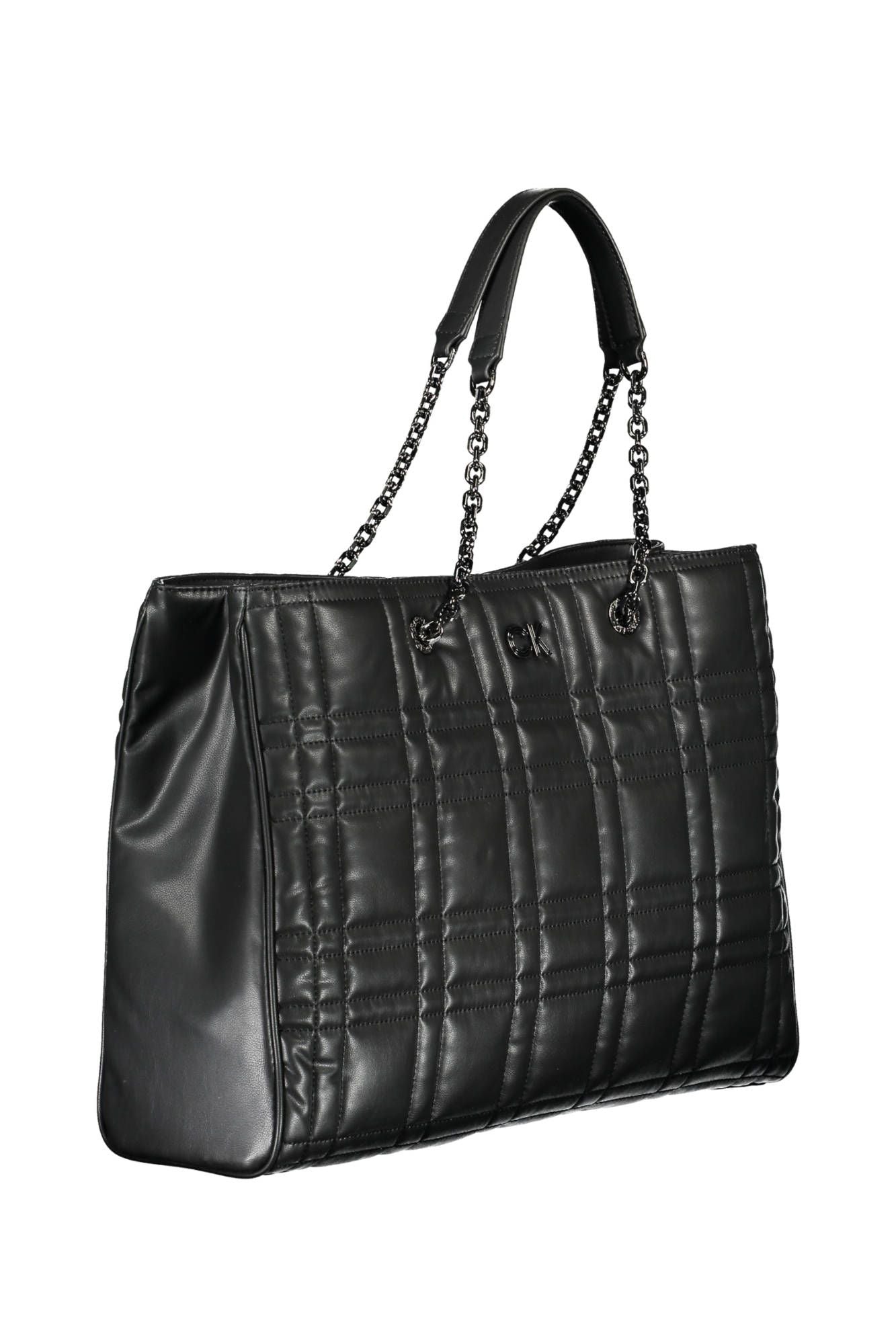 Fashionsarah.com Fashionsarah.com Calvin Klein Elegant Chain-Handle Black Handbag