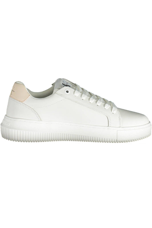 Fashionsarah.com Fashionsarah.com Calvin Klein Eco-Conscious White Sneakers with Contrasting Accents