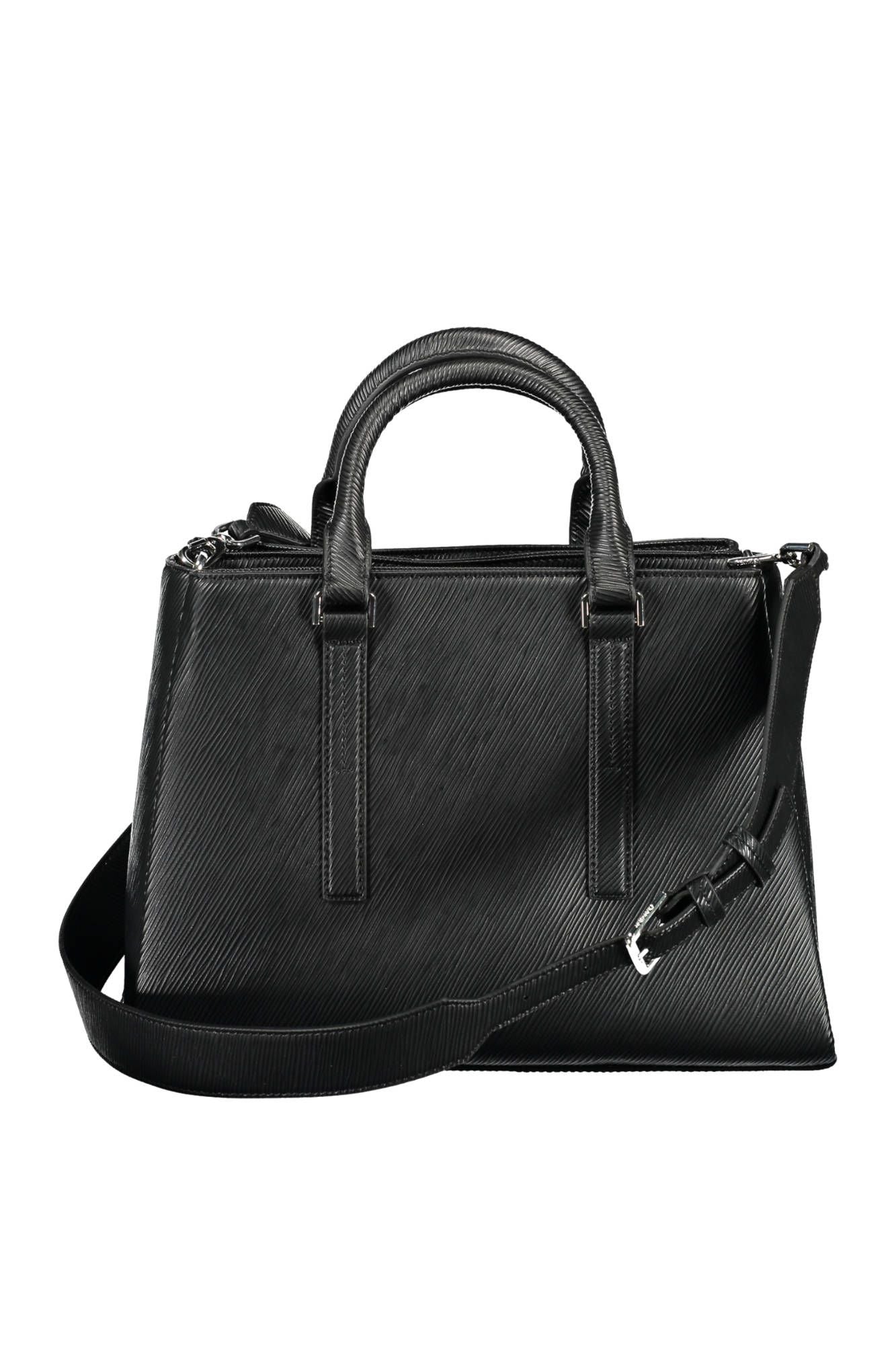 Fashionsarah.com Fashionsarah.com Calvin Klein Elegant Black Contrasting Details Handbag