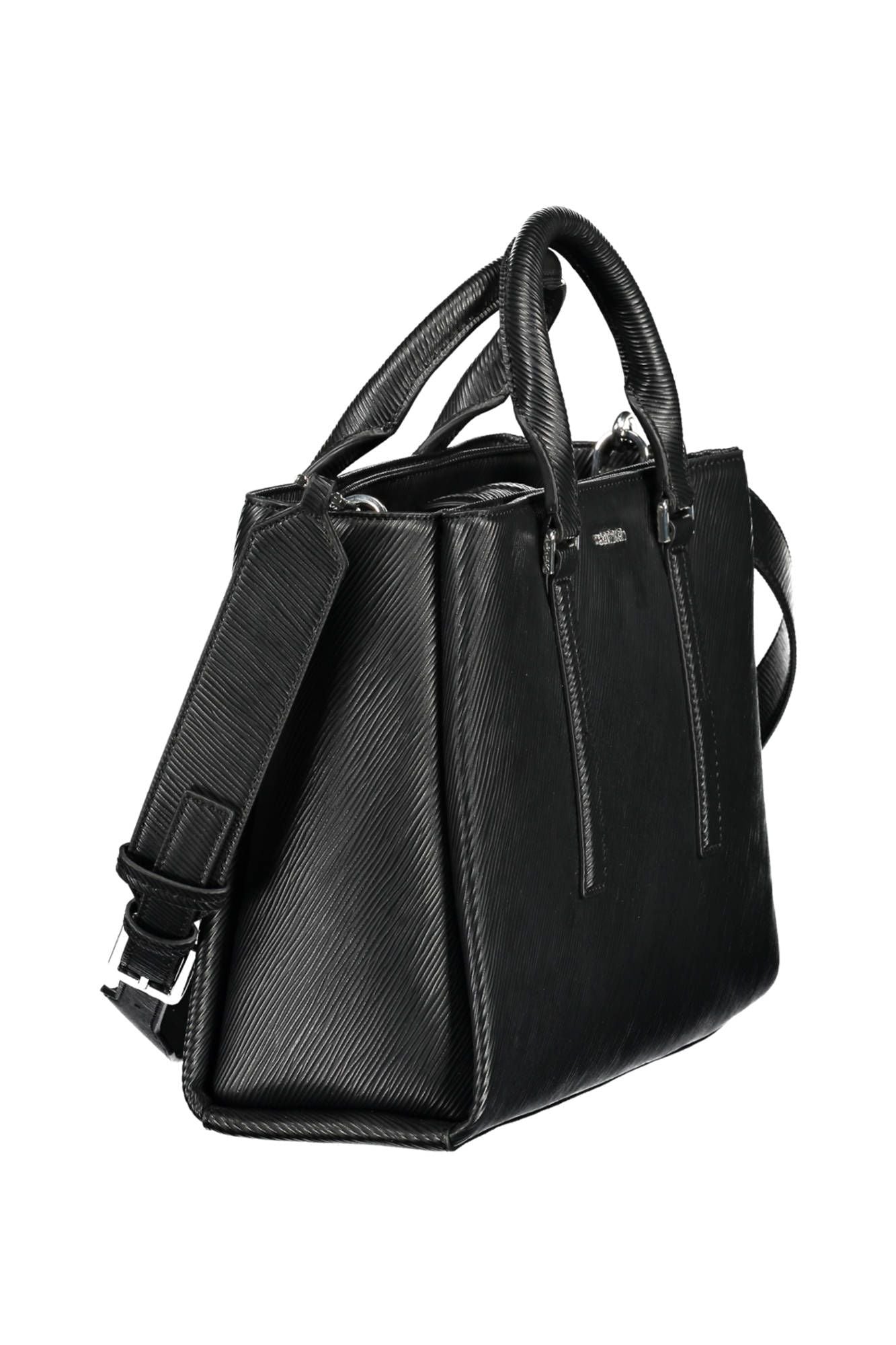 Fashionsarah.com Fashionsarah.com Calvin Klein Elegant Black Contrasting Details Handbag