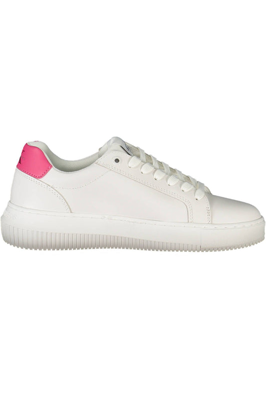 Fashionsarah.com Fashionsarah.com Calvin Klein White Leather Women Sneaker