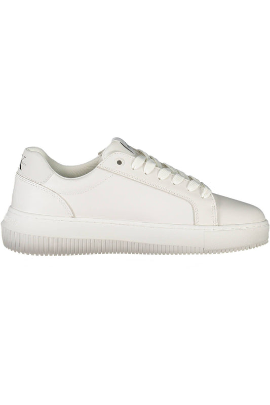 Fashionsarah.com Fashionsarah.com Calvin Klein Eco-Conscious White Sneakers with Logo Detail