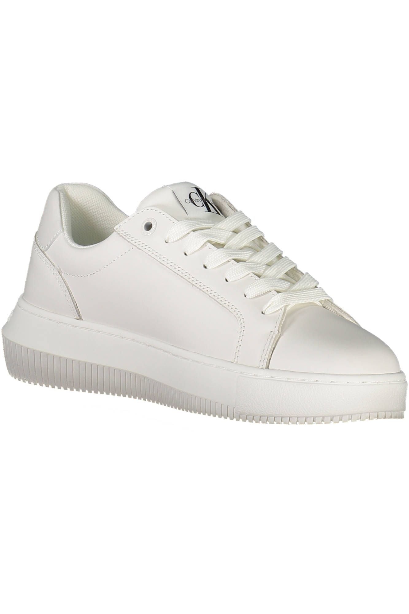 Fashionsarah.com Fashionsarah.com Calvin Klein Eco-Conscious White Sneakers with Logo Detail