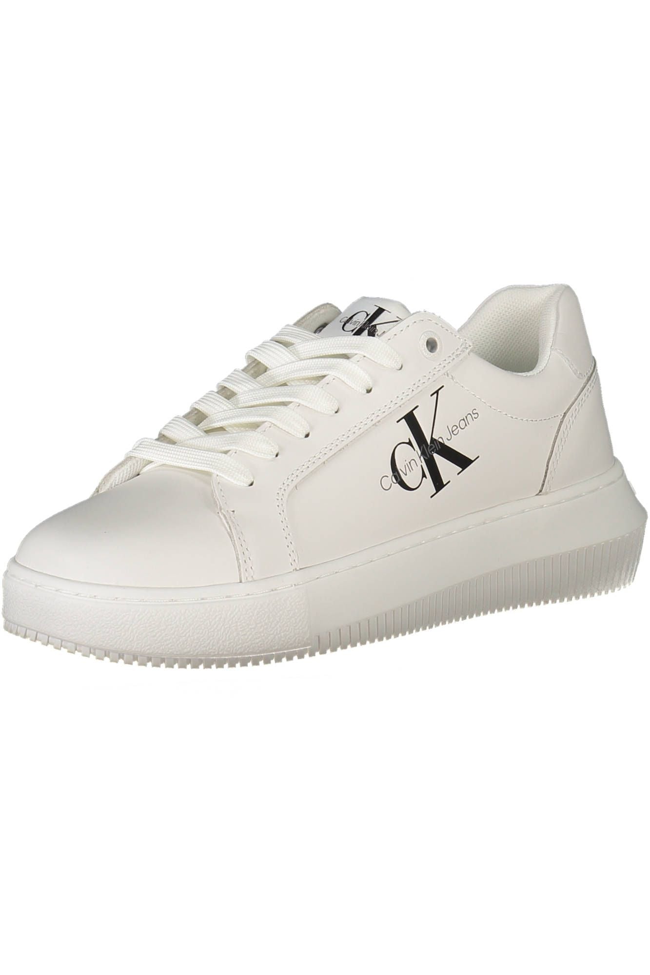 Fashionsarah.com Fashionsarah.com Calvin Klein Eco-Conscious White Sneakers with Logo Detail