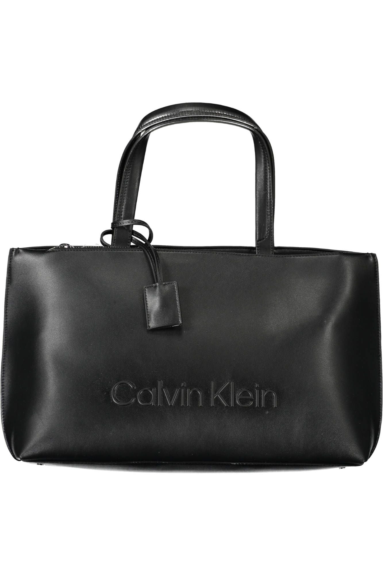 Fashionsarah.com Fashionsarah.com Calvin Klein Elegant Black Shoulder Bag with Contrast Details