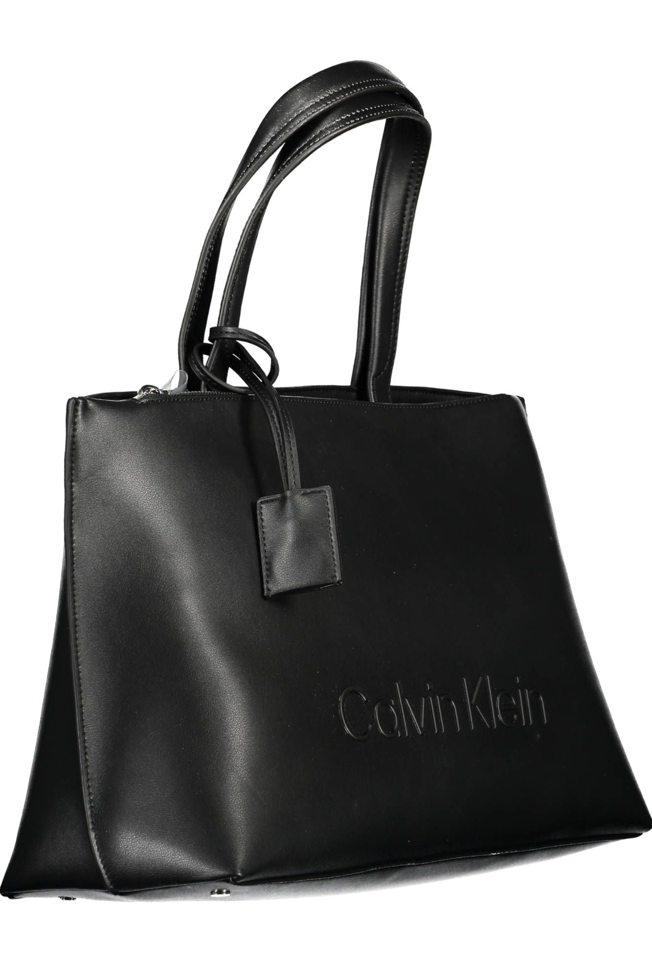 Fashionsarah.com Fashionsarah.com Calvin Klein Elegant Black Shoulder Bag with Contrast Details