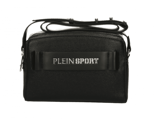 Fashionsarah.com Fashionsarah.com Plein Sport Sleek Black Double-Zip Crossbody Bag