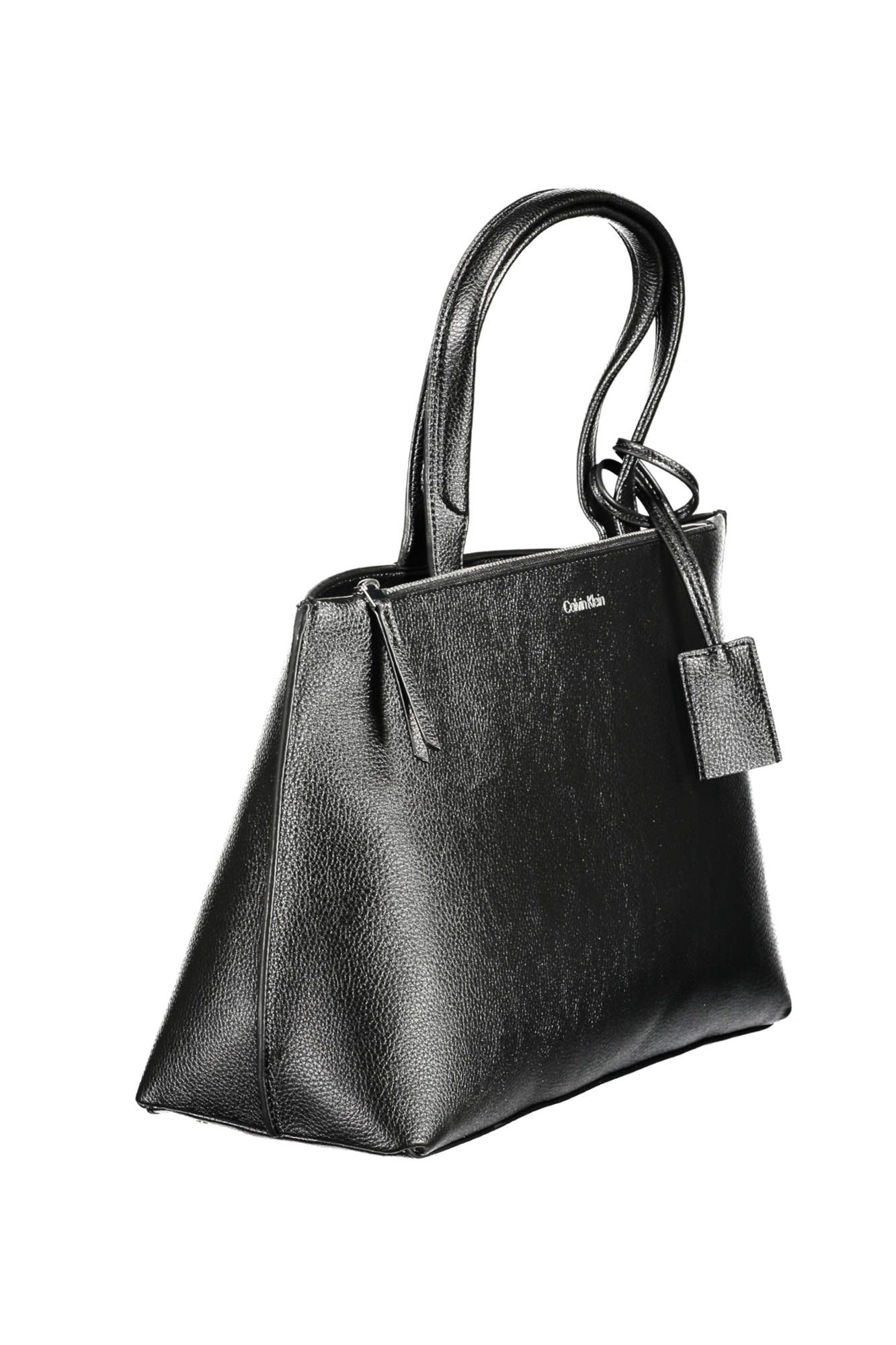 Fashionsarah.com Fashionsarah.com Calvin Klein Elegant Black Shoulder Bag with Logo Detail