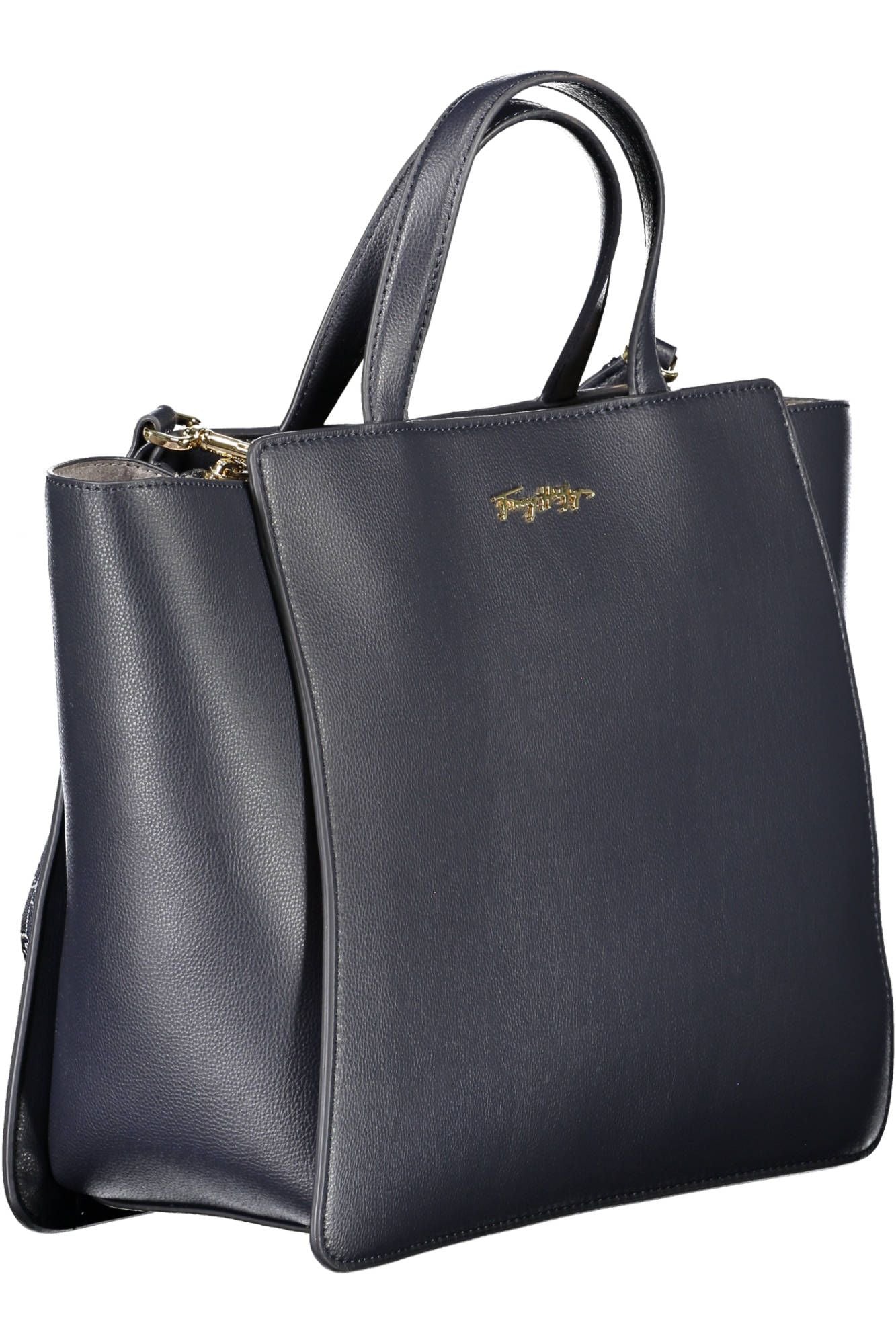 Fashionsarah.com Fashionsarah.com Tommy Hilfiger Elegant Blue Handbag with Removable Strap