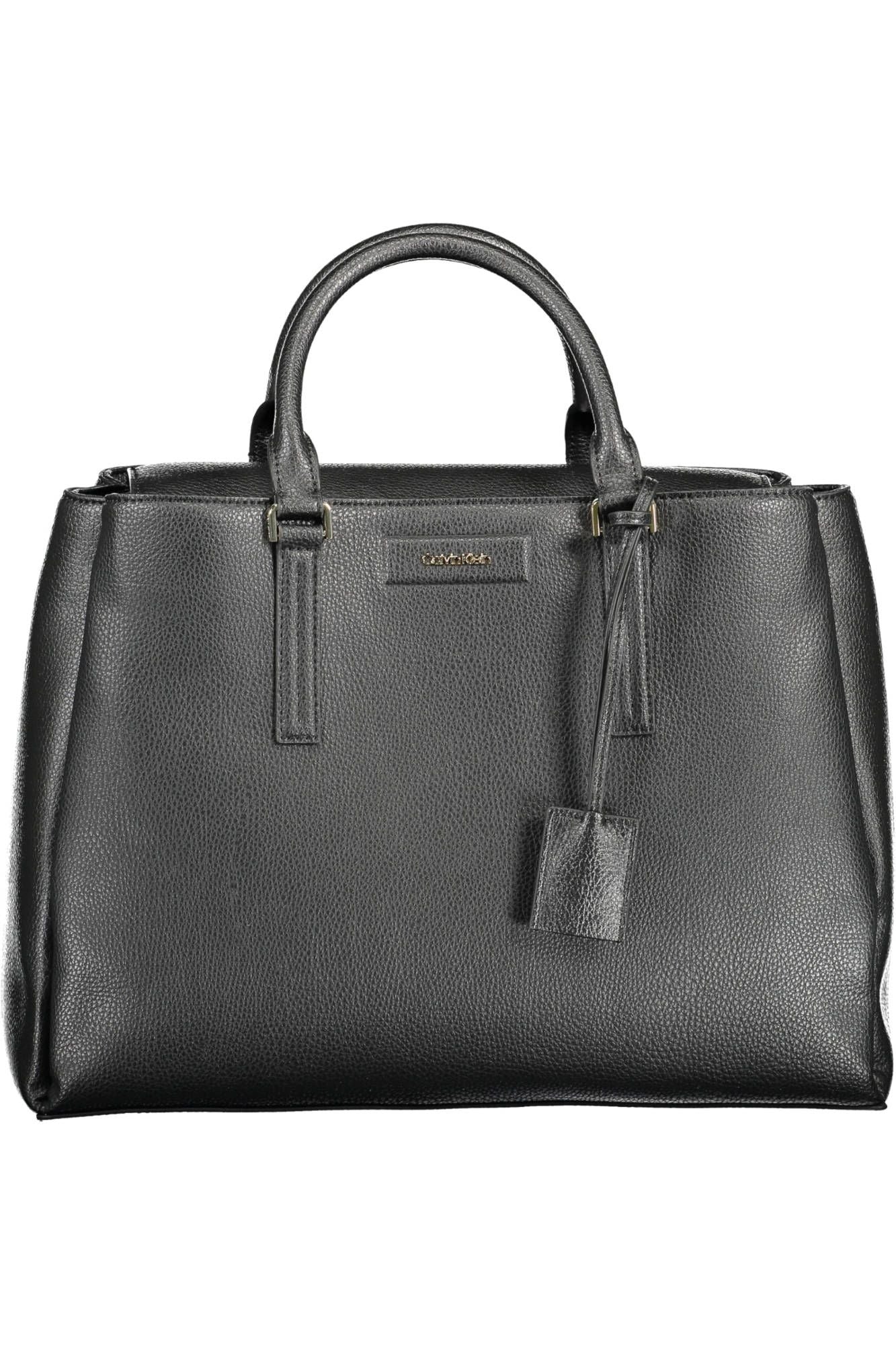 Fashionsarah.com Fashionsarah.com Calvin Klein Elegant Black Shoulder Bag with Chic Detailing