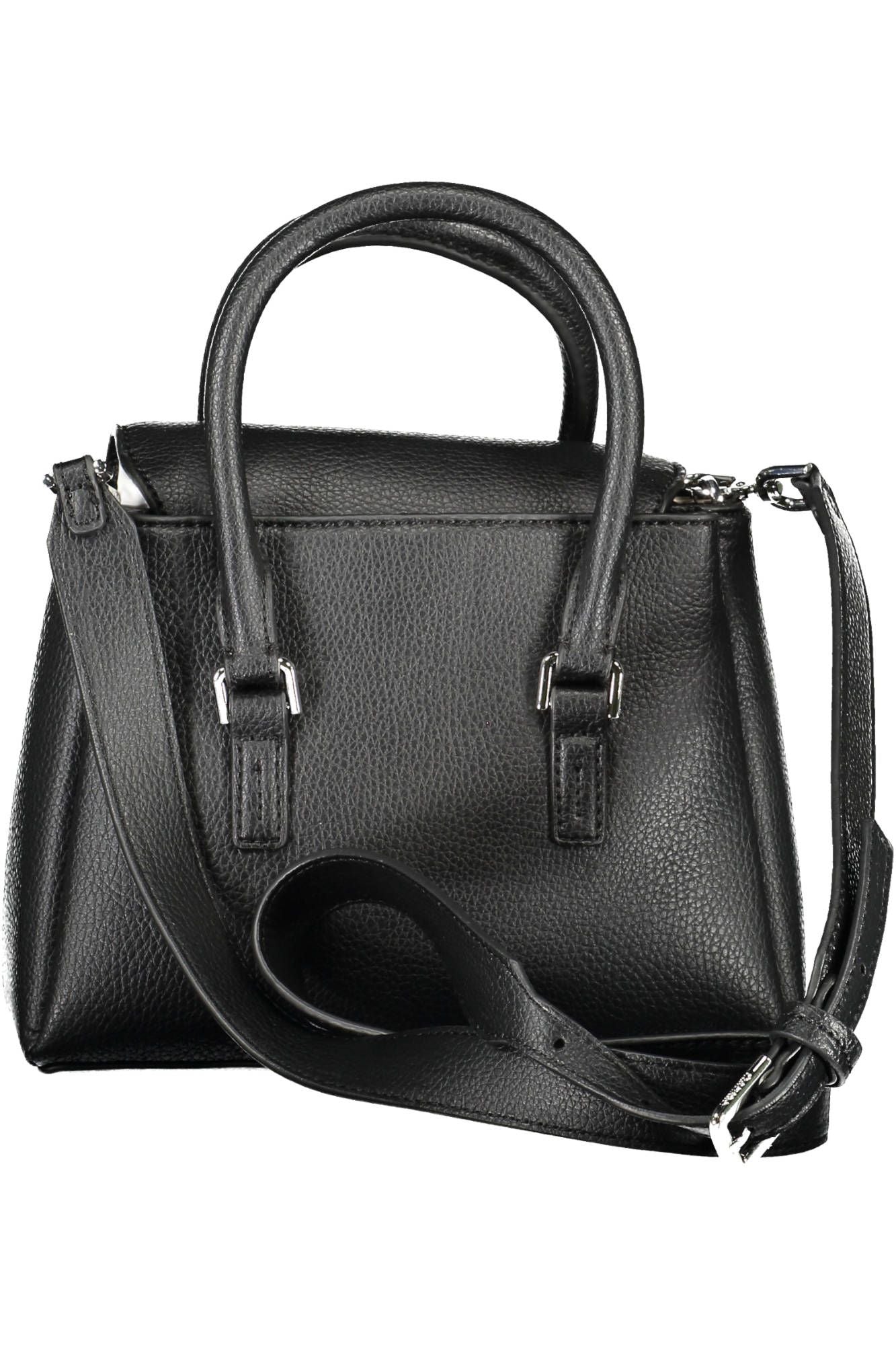 Fashionsarah.com Fashionsarah.com Calvin Klein Elegant Black Dual-Compartment Shoulder Bag