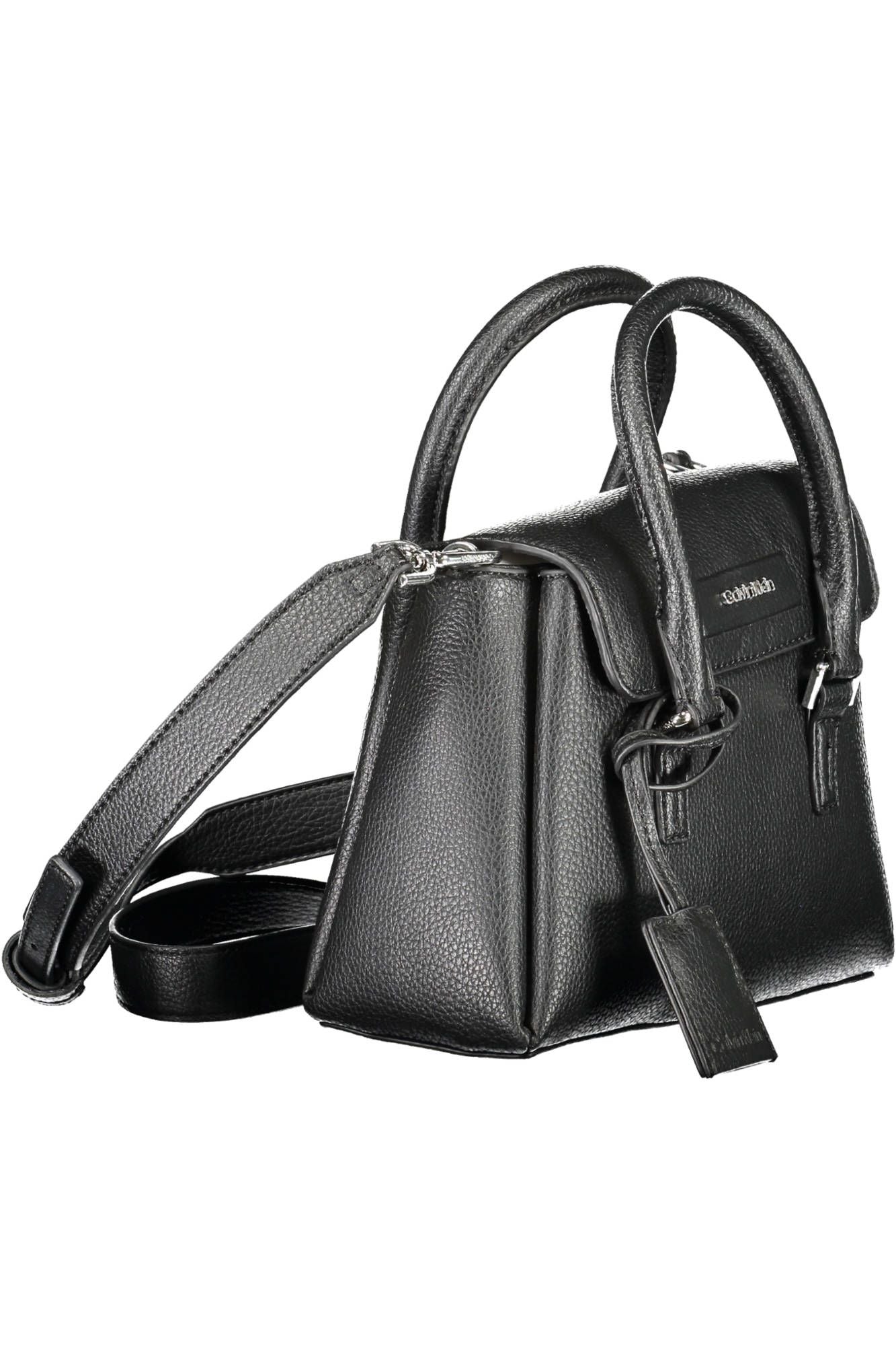 Fashionsarah.com Fashionsarah.com Calvin Klein Elegant Black Dual-Compartment Shoulder Bag