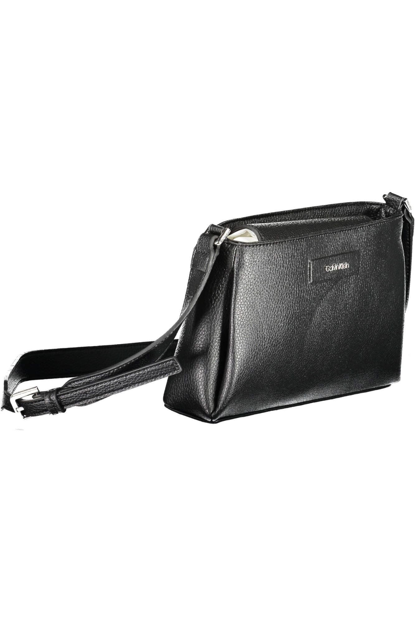 Fashionsarah.com Fashionsarah.com Calvin Klein Elegant Black Recycled Polyester Shoulder Bag