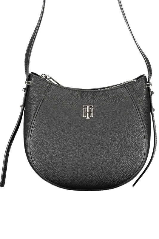 Fashionsarah.com Fashionsarah.com Tommy Hilfiger Sleek Adjustable Shoulder Bag with Logo