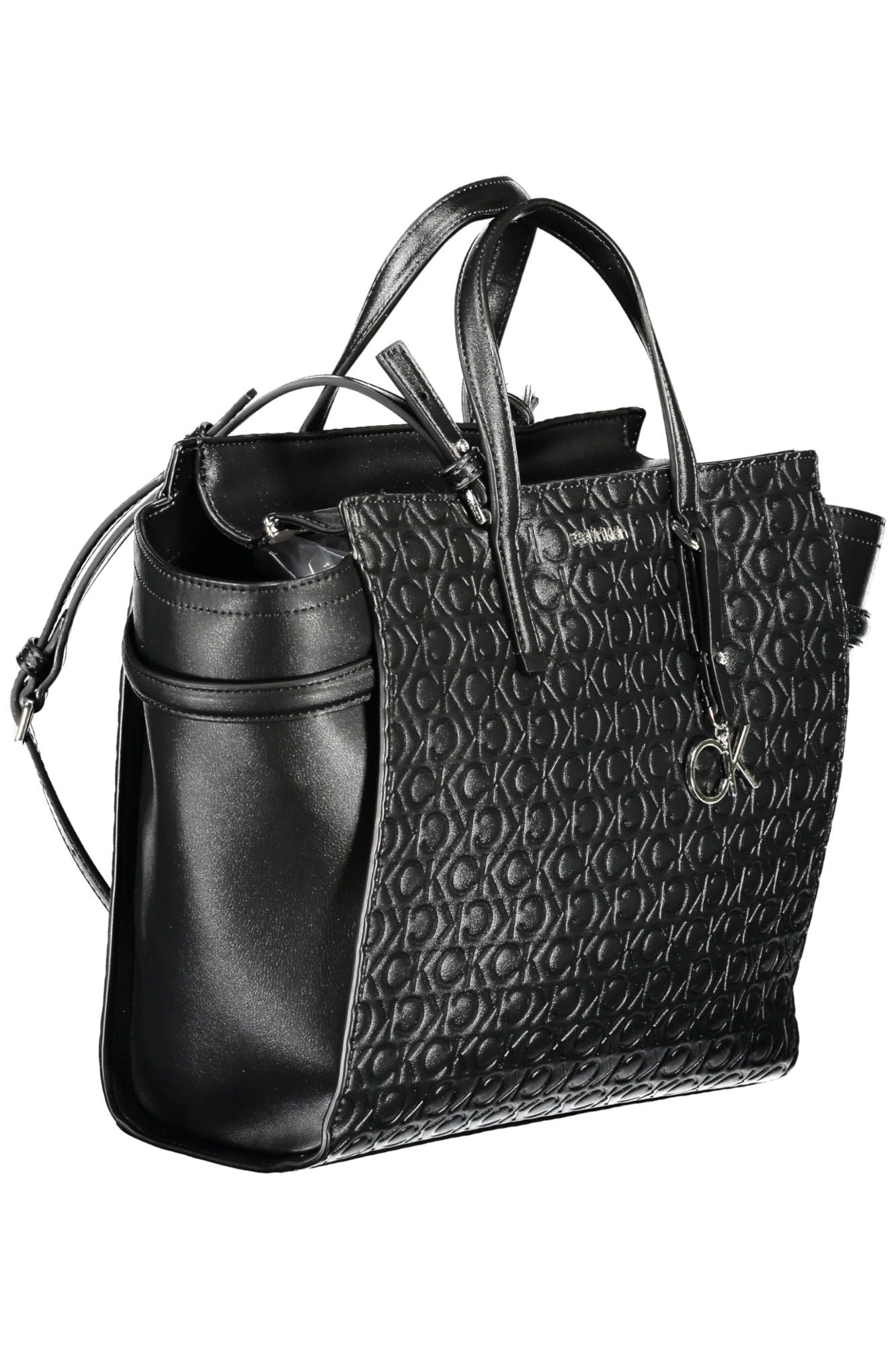 Fashionsarah.com Fashionsarah.com Calvin Klein Elegant Black Recycled Polyester Handbag