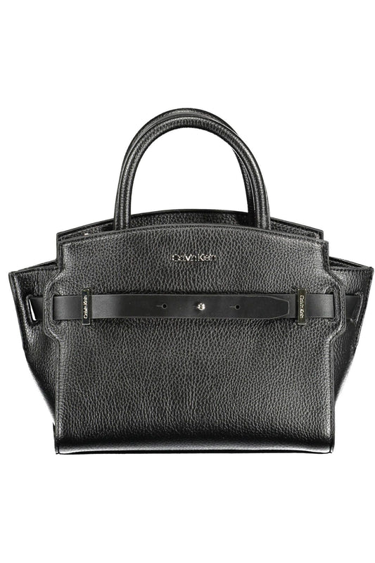 Fashionsarah.com Fashionsarah.com Calvin Klein Elegant Black Contrasting Detail Shoulder Bag