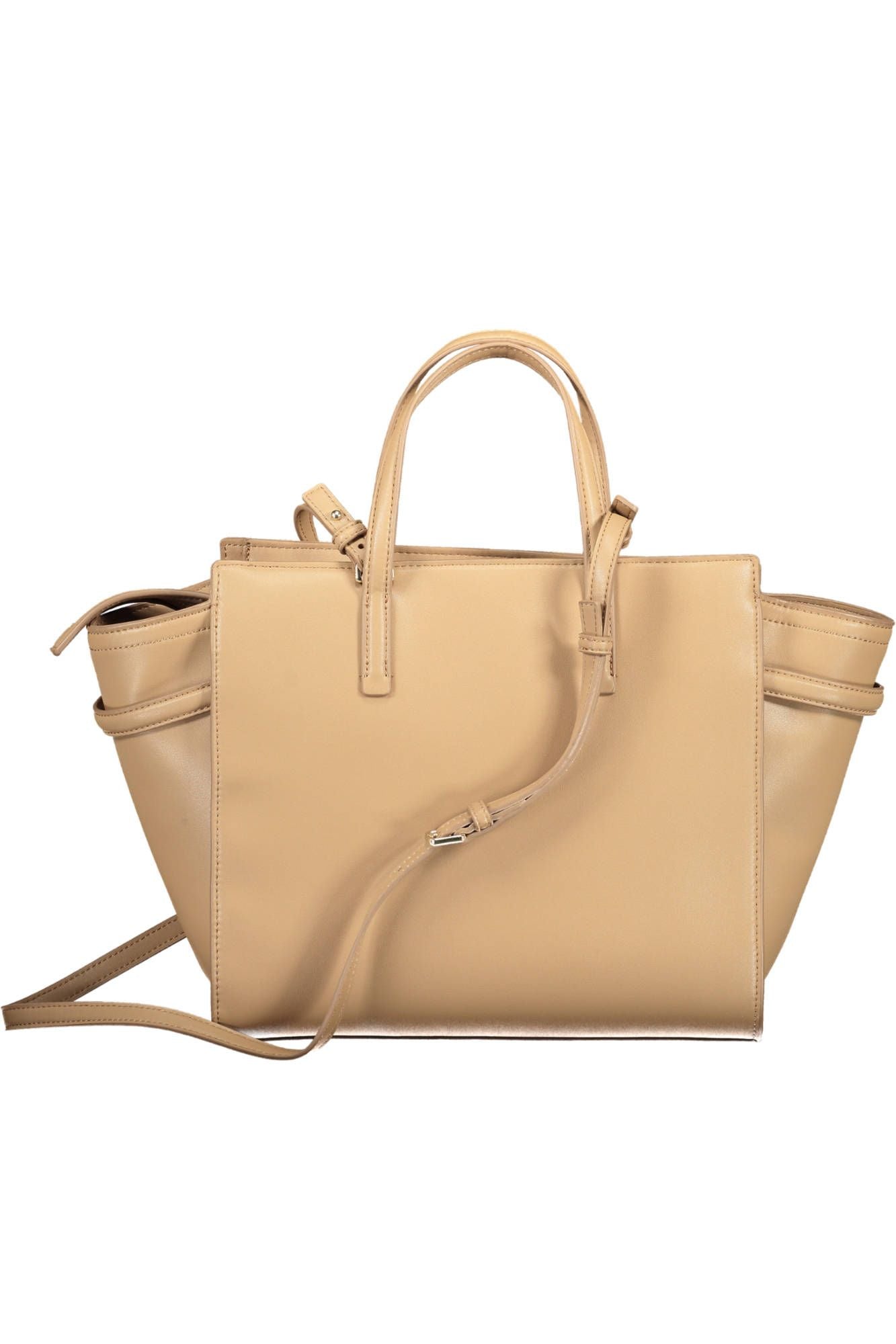 Fashionsarah.com Fashionsarah.com Calvin Klein Chic Beige Handbag with Contrasting Details