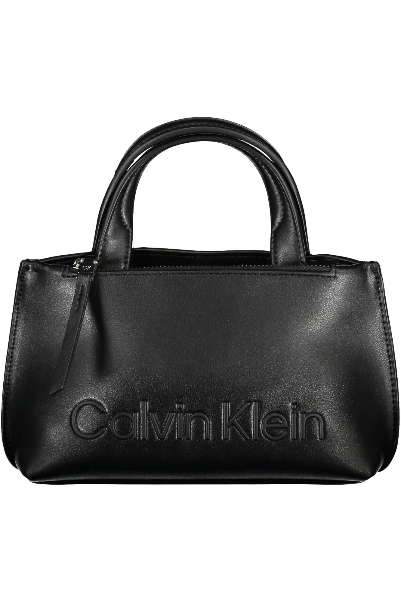 Fashionsarah.com Fashionsarah.com Calvin Klein Elegant Black Dual-Handle Designer Bag