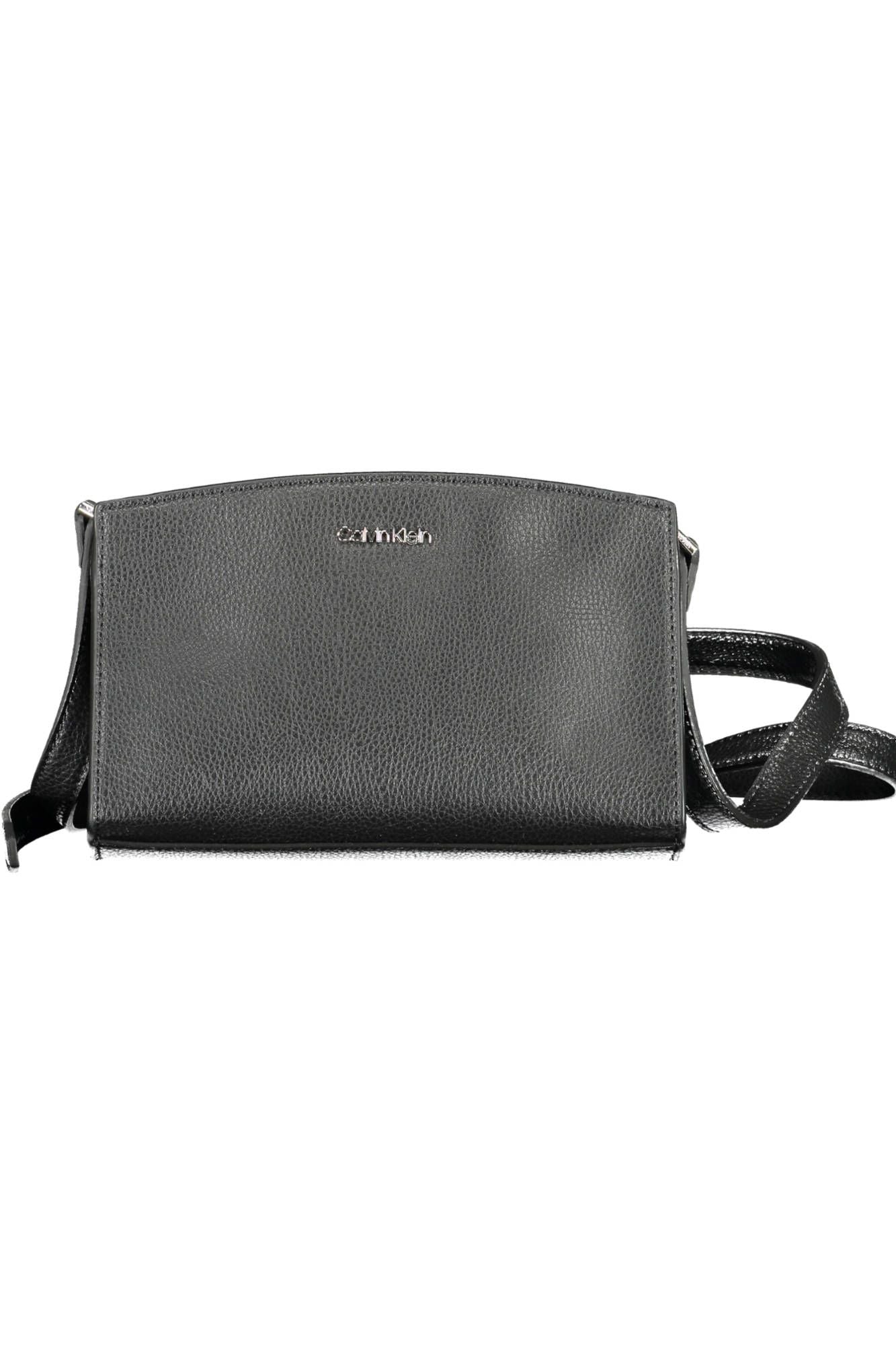 Fashionsarah.com Fashionsarah.com Calvin Klein Elegant Black Shoulder Bag with Logo Detailing