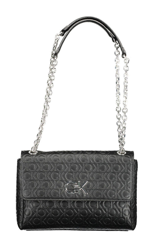 Fashionsarah.com Fashionsarah.com Calvin Klein Chic Black Chain Handle Handbag