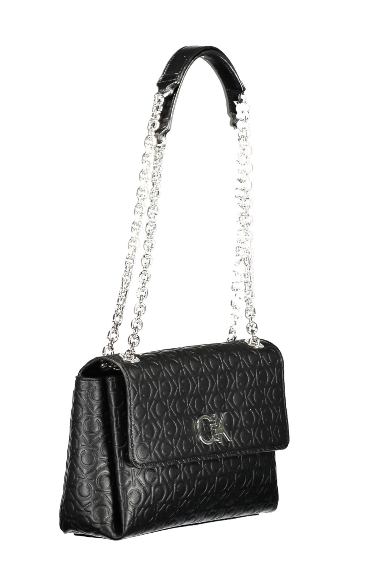 Fashionsarah.com Fashionsarah.com Calvin Klein Chic Black Chain Handle Handbag