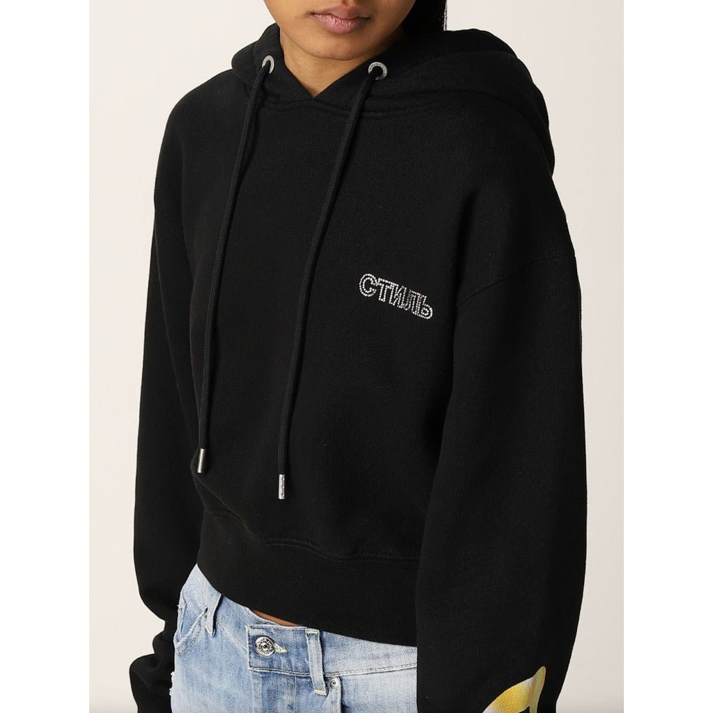 Fashionsarah.com Heron Preston cotton hoodie