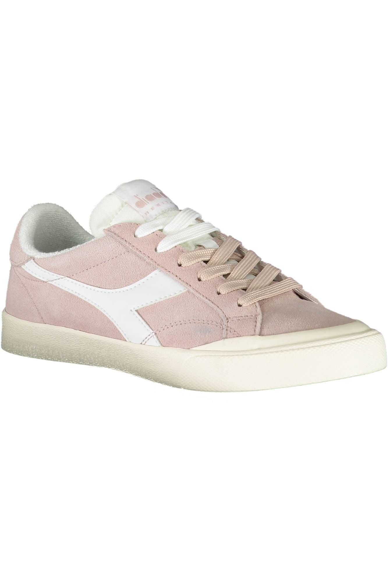 Fashionsarah.com Fashionsarah.com Diadora Chic Pink Lace-up Sports Sneakers