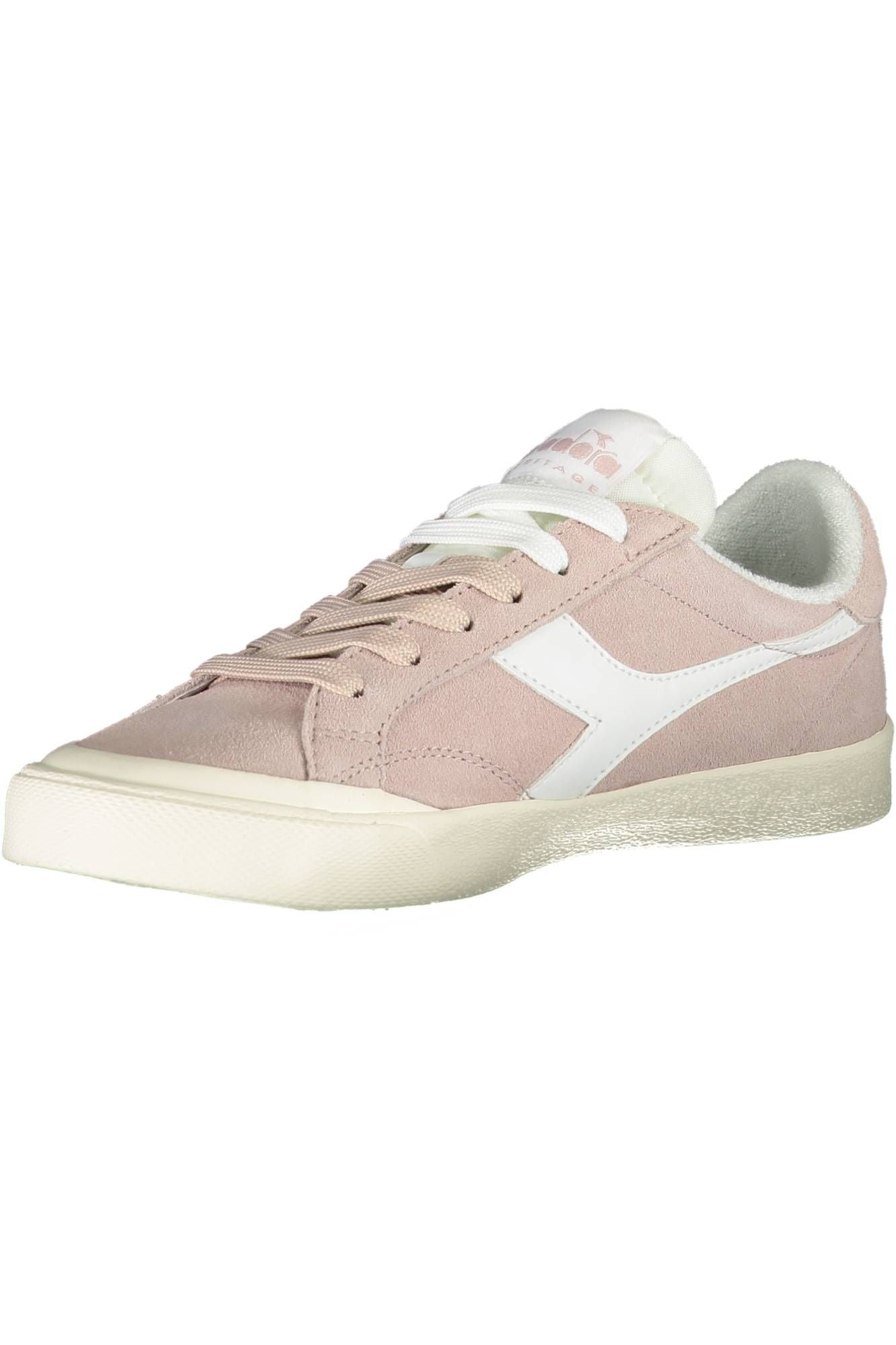 Fashionsarah.com Fashionsarah.com Diadora Chic Pink Lace-up Sports Sneakers