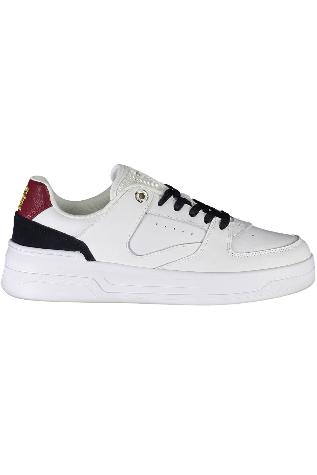 Fashionsarah.com Fashionsarah.com Tommy Hilfiger Chic White Contrast Trainers with Logo Detail