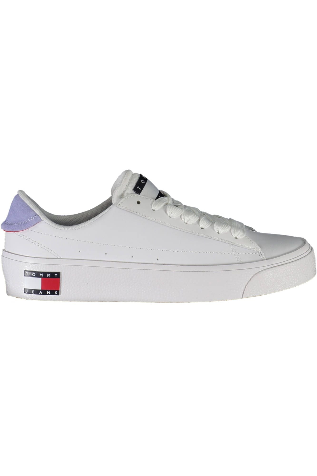 Fashionsarah.com Fashionsarah.com Tommy Hilfiger Eco-Conscious White Sneakers with Logo Accents